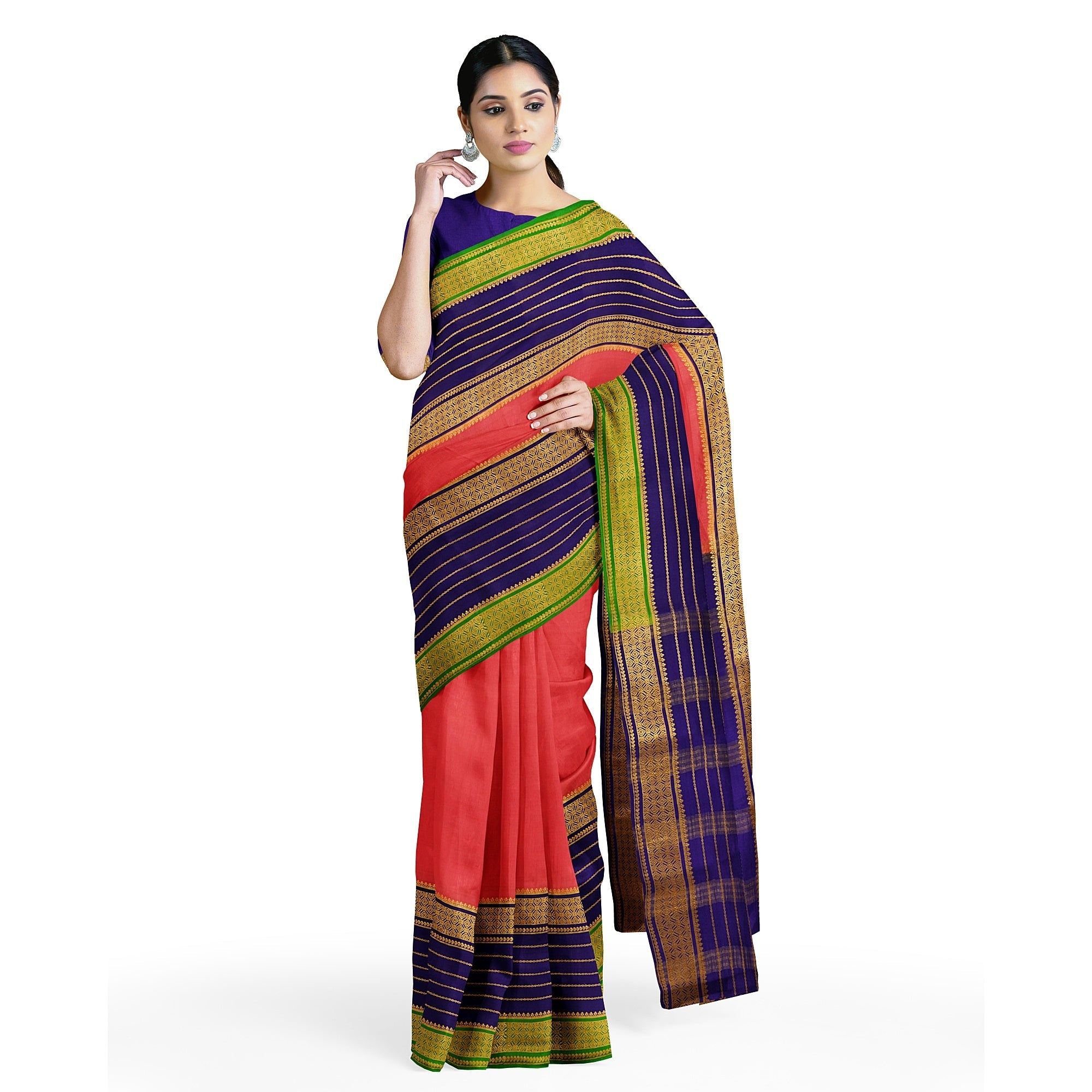Mysore Crepe Silk Saree - New Sudarshan Silks`