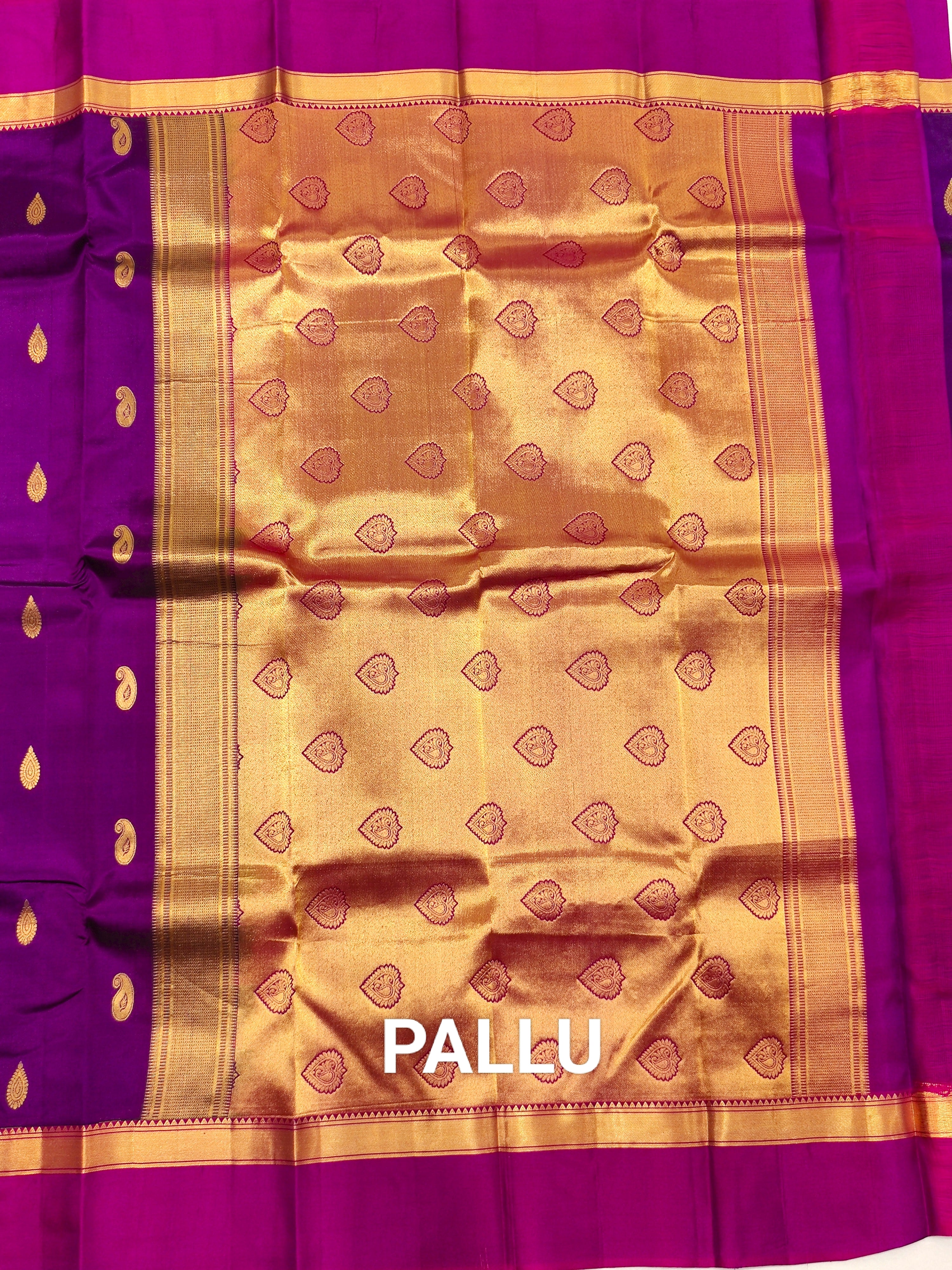 Red Raw Silk Saree with Blue Border - Elegant New Arrival - New Sudarshan Silks`
