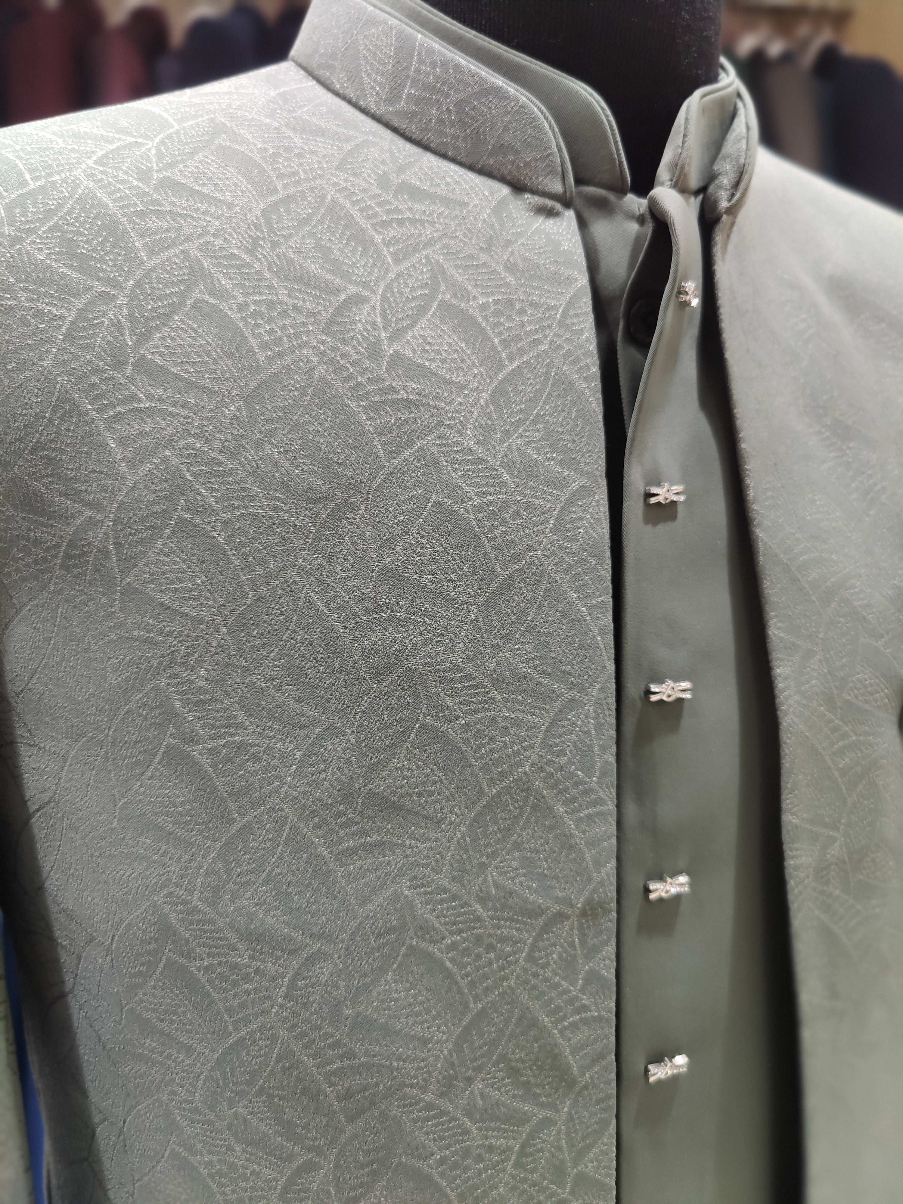 Fade Green Wedding Suit – Classic & Elegant - New Sudarshan Silks`