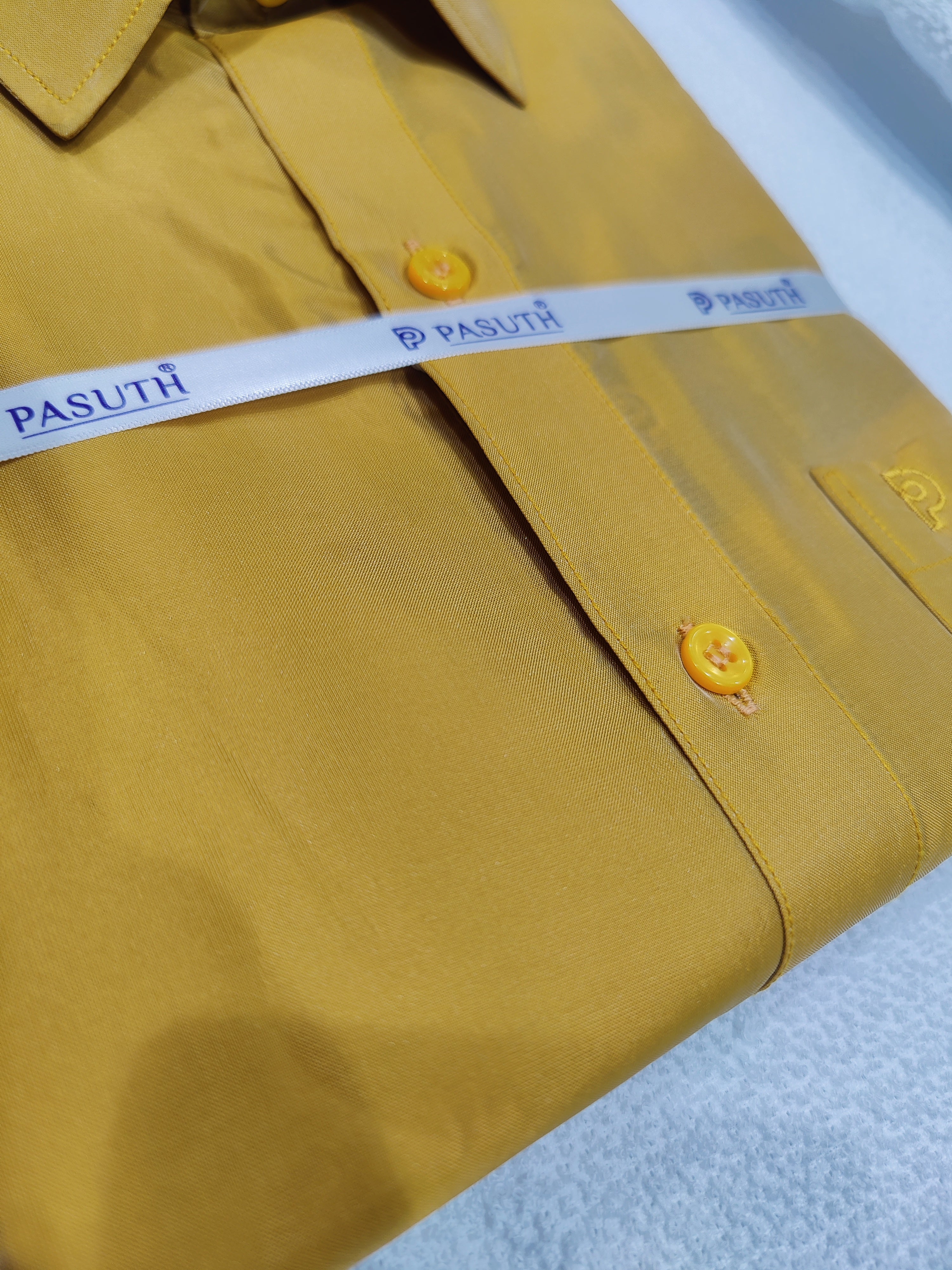 "Elegant Gold Dhoti Set with Dhoti, Shirt, Belt & Perfume – Wedding Collection"