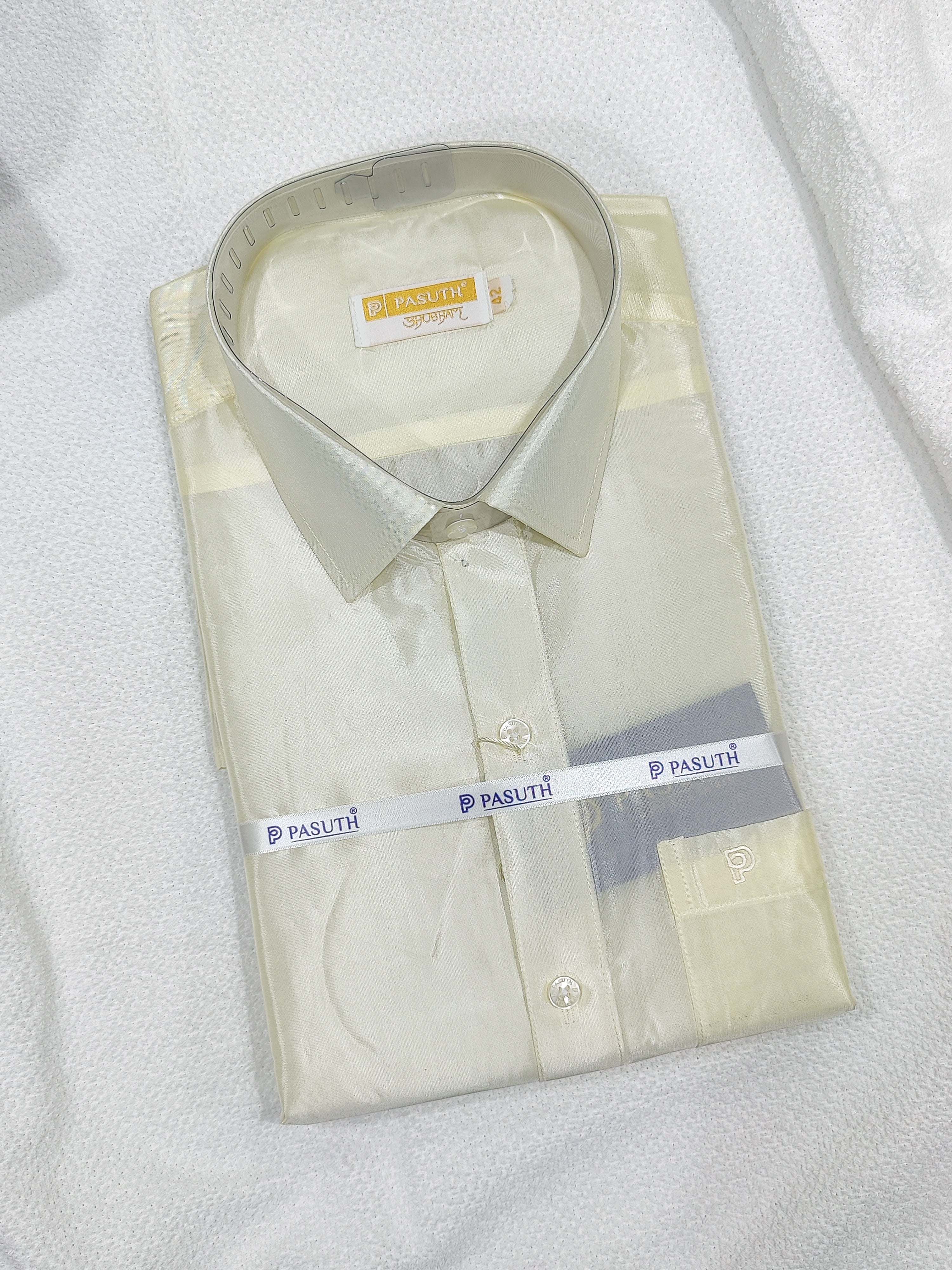 White Dhoti Set with Dhoti, Shirt, Belt & Perfume – Wedding Collection for Men