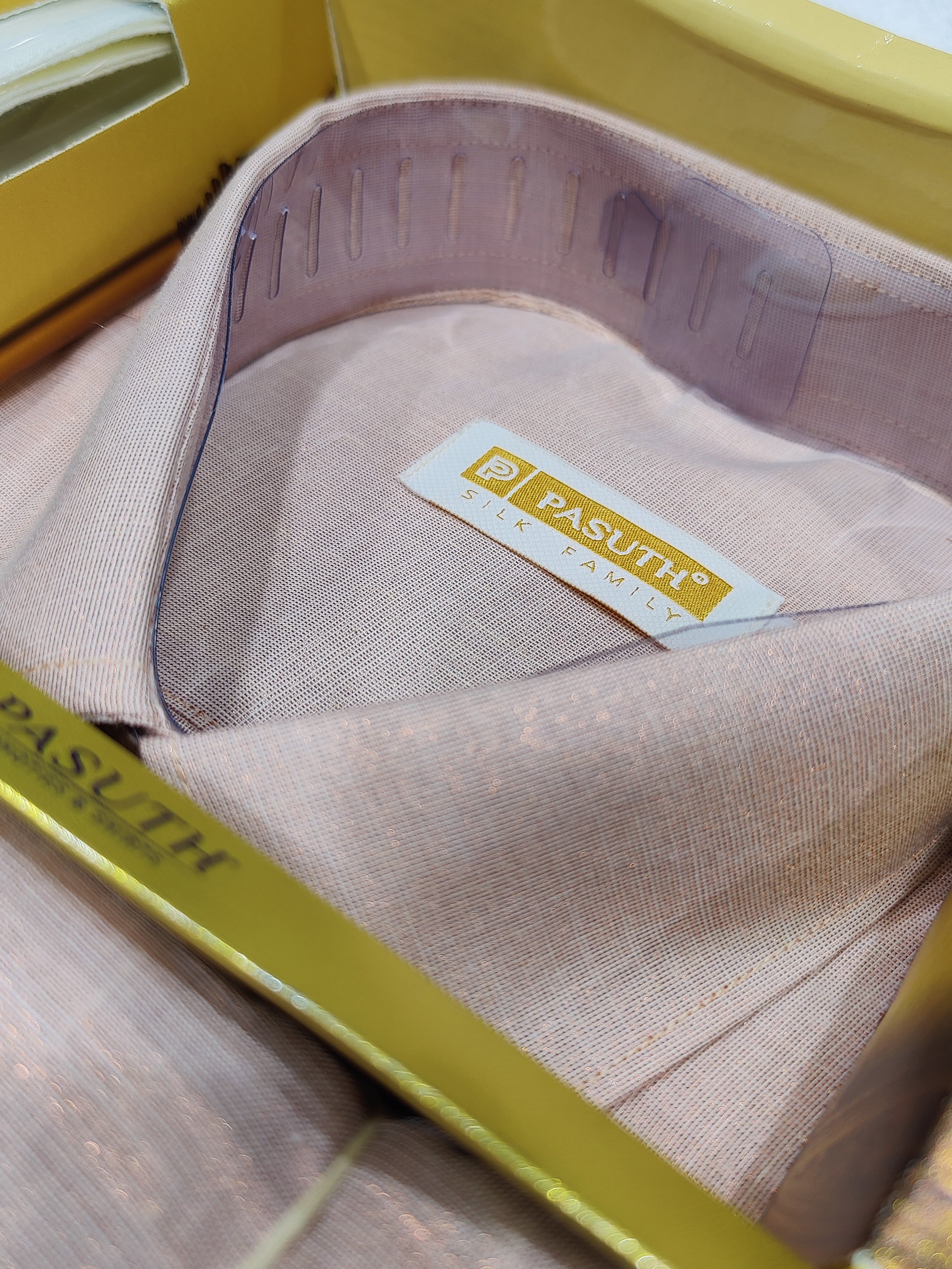 Rose Gold Dhoti and Shirt Combo Set: Complete Ethnic Elegance with Belt