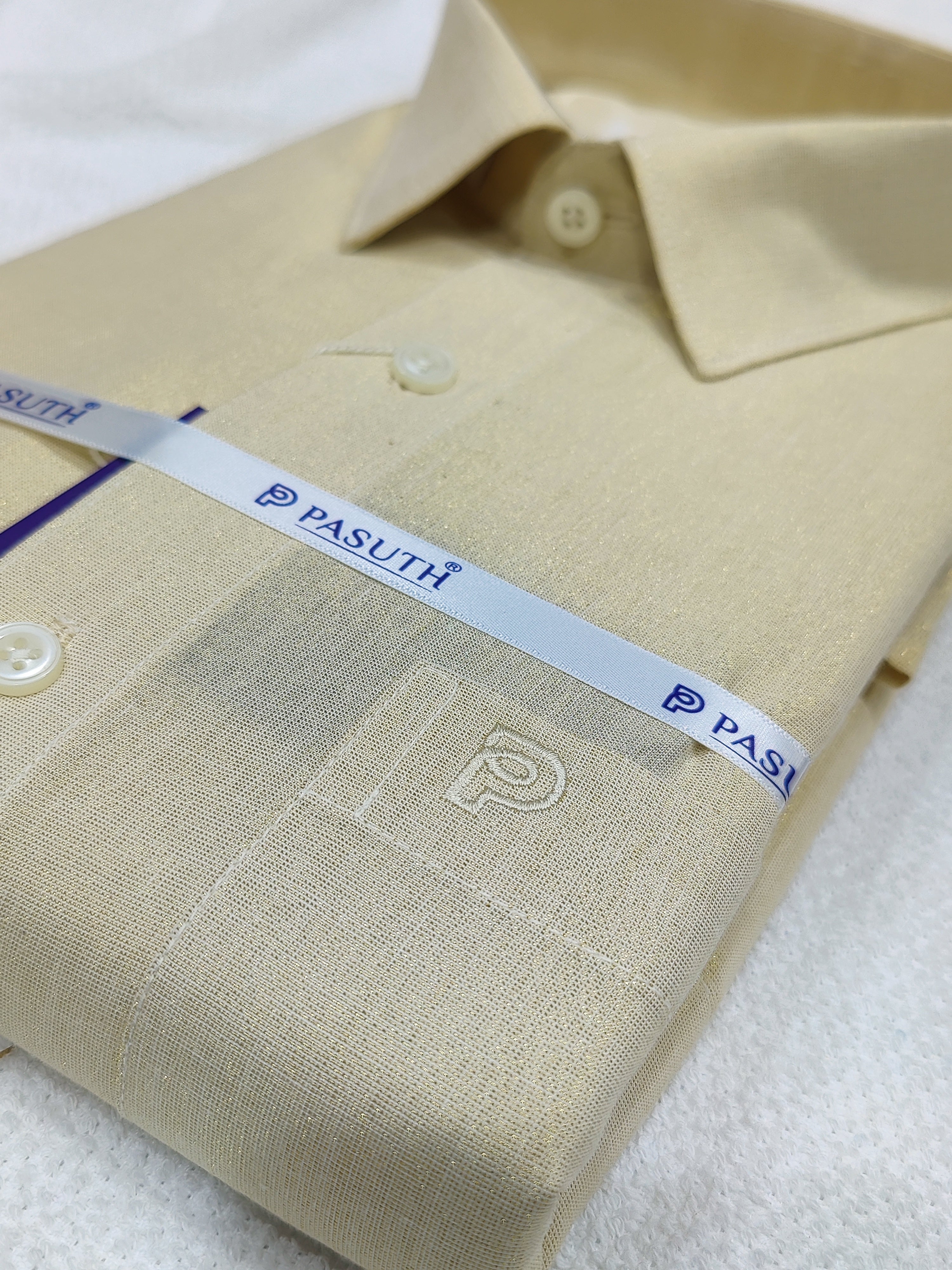Gold Dhoti Set with Dhoti, Shirt, Belt & Perfume – Wedding Collection for Men