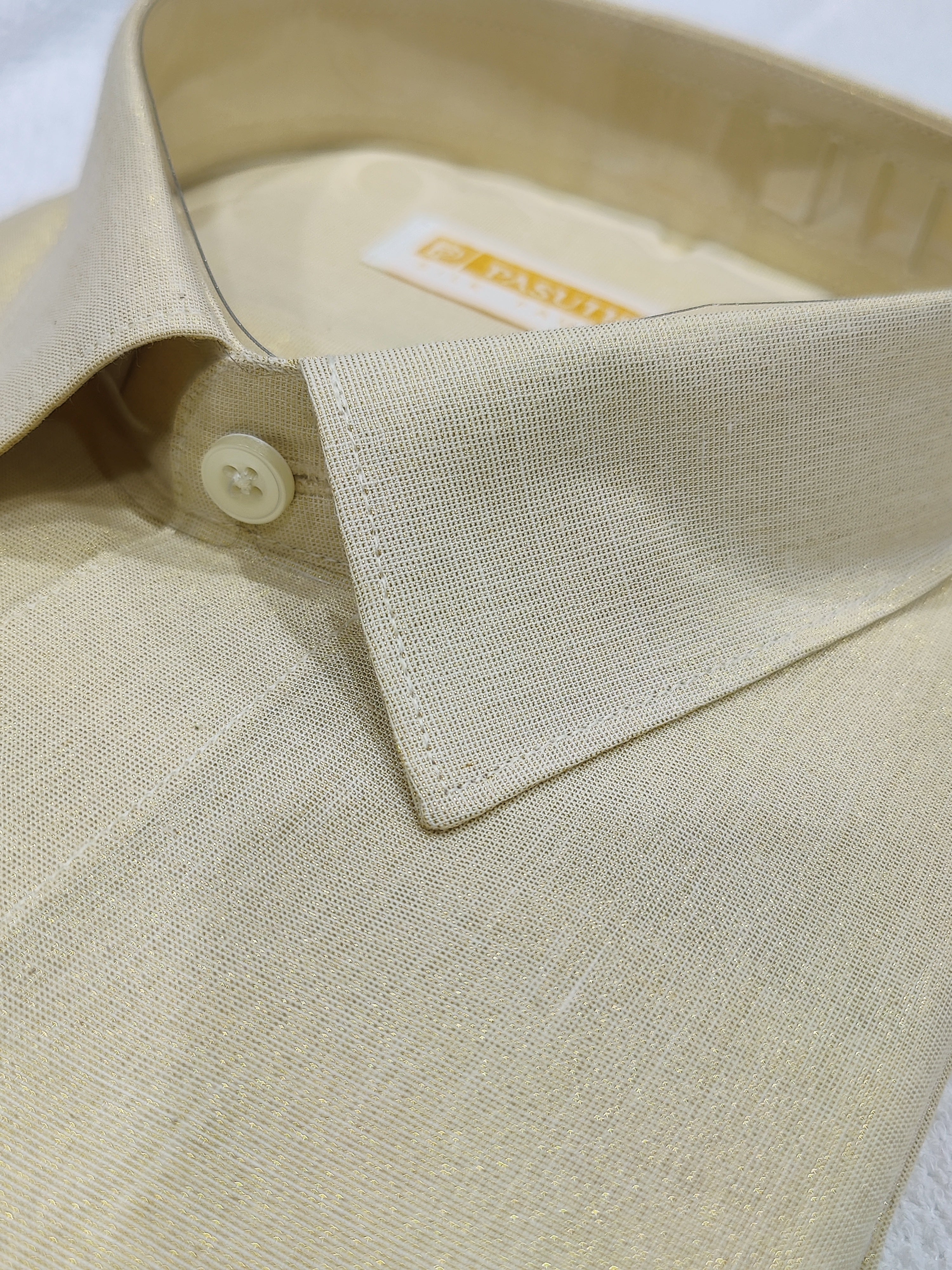 Gold Dhoti Set with Dhoti, Shirt, Belt & Perfume – Wedding Collection for Men