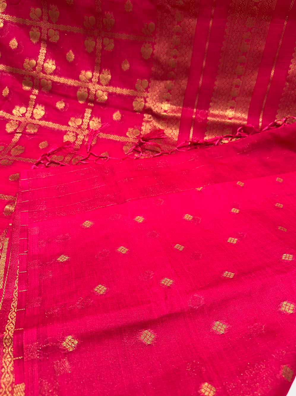 Beautiful Lightweight Pink Raw Silk Saree for Daily & Festive Wear