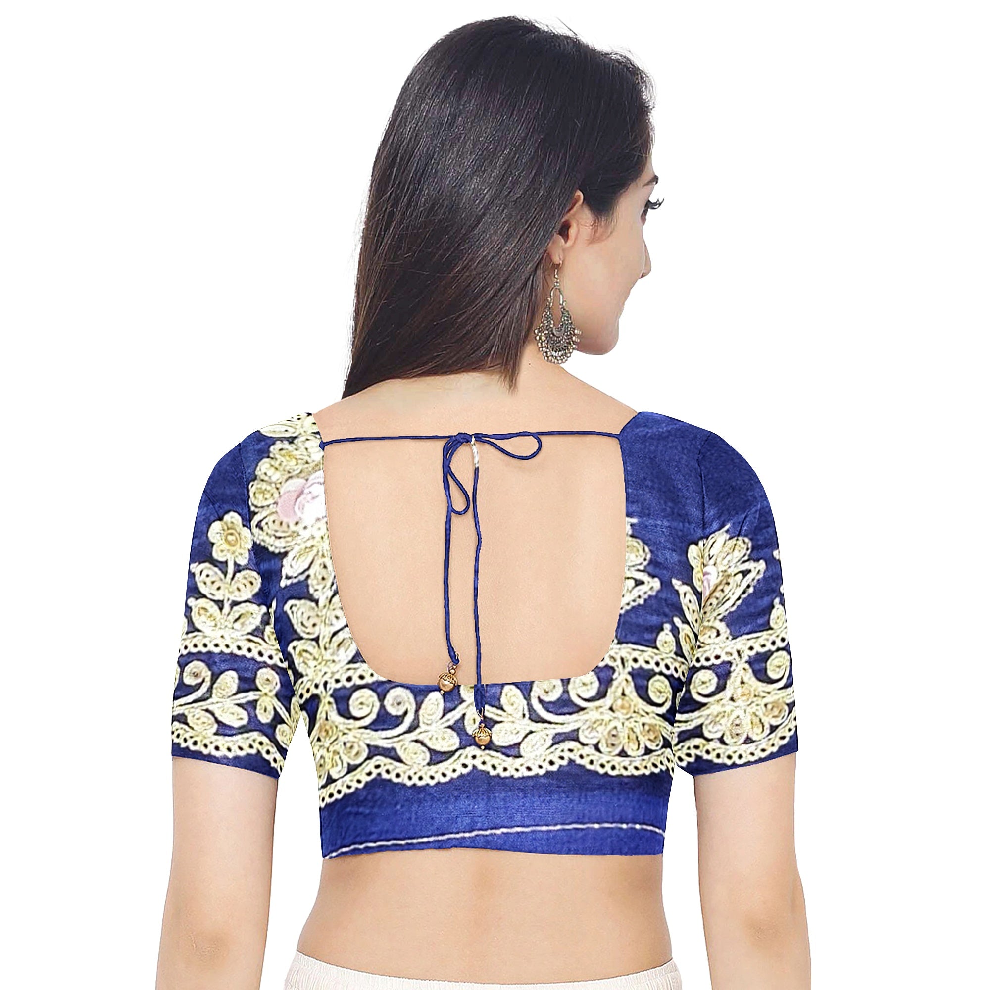 Purple Fancy Saree with Elegant Embroidery Work – Fancy Party Wear Saree Online