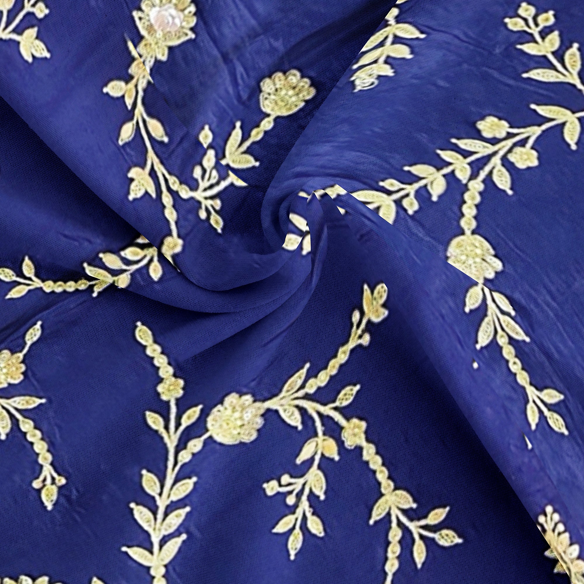 Purple Fancy Saree with Elegant Embroidery Work – Fancy Party Wear Saree Online