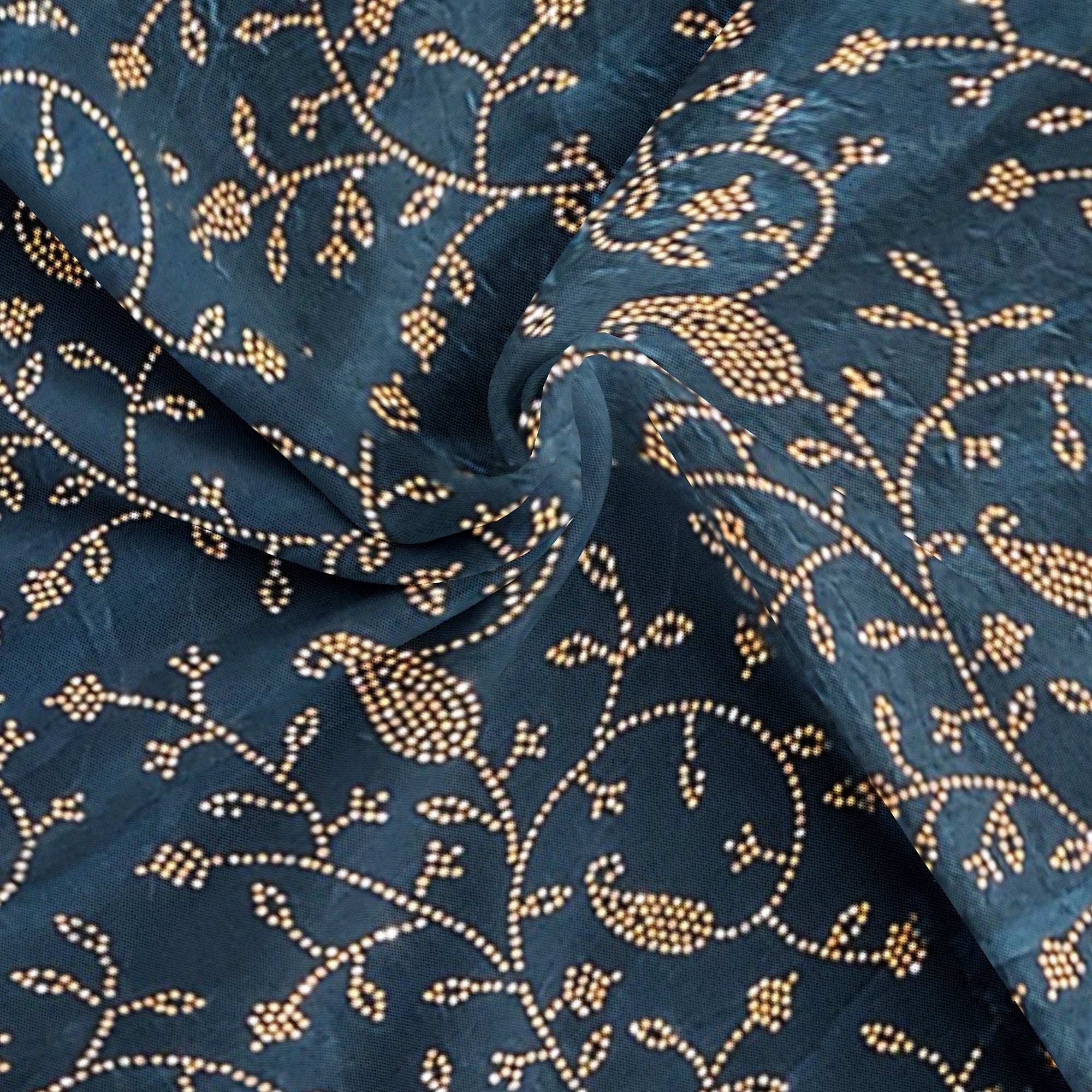 Ramablue Fancy Saree with All-Over Stone Work – Elegant Designer Party Wear Saree