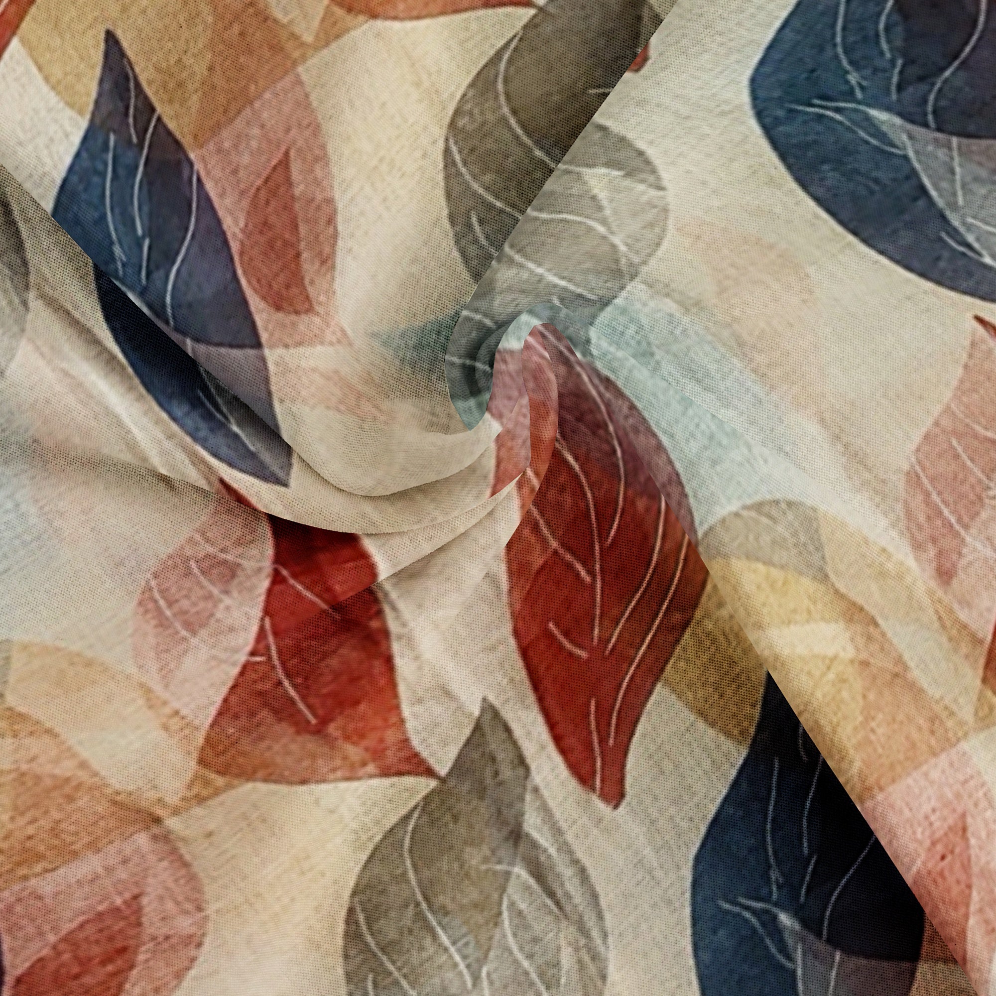 Multicolour Floral Leaf Work Fancy Saree – Vibrant Designer Saree for Festive Looks
