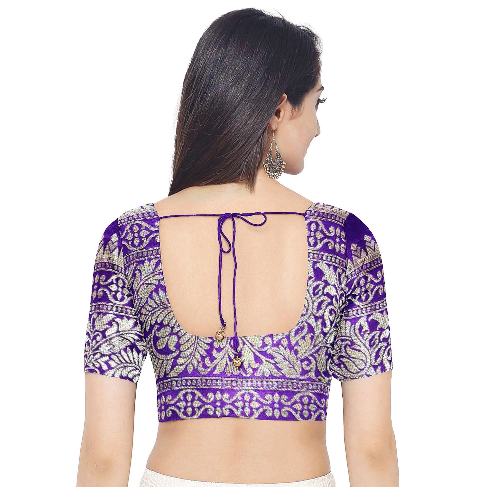 Purple Fancy Saree with Pastel Shade – Elegant Designer Saree Online