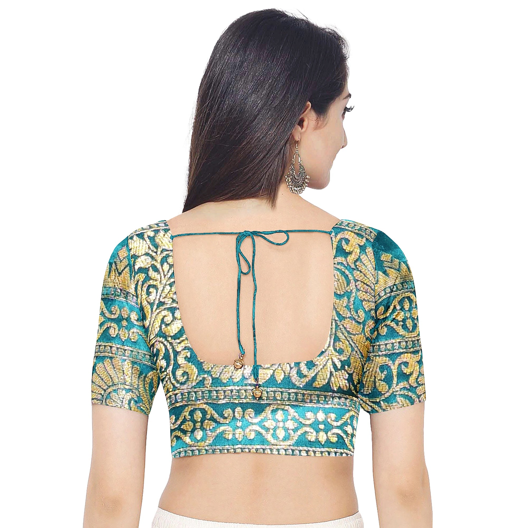 Ramablue Fancy Silk Saree with Subtle Shine – Elegant Festive Wear Saree Online