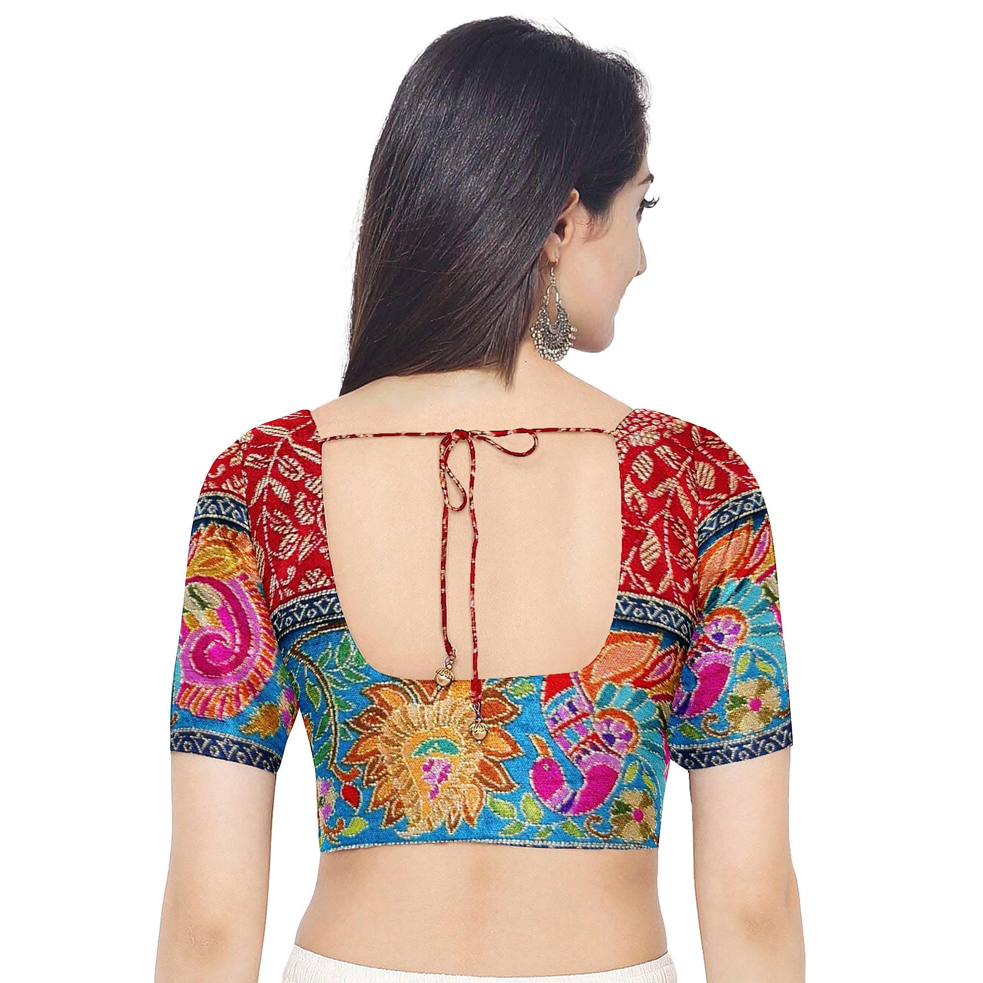 Cream Saree with Animal Border and Full Embroidery Work – Elegant Designer Saree Online