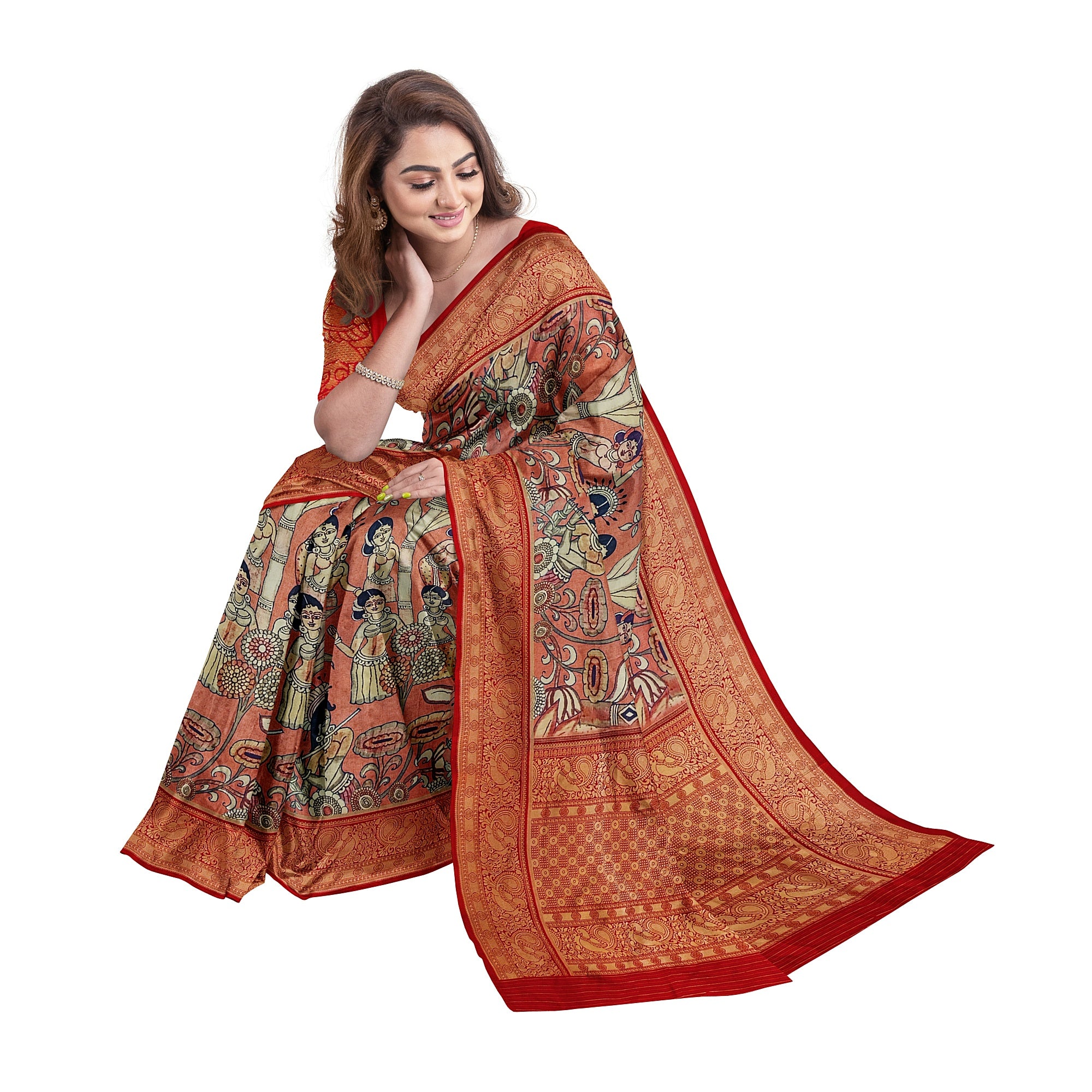 Traditional Fancy Saree – Pochampally Print – Shop Online