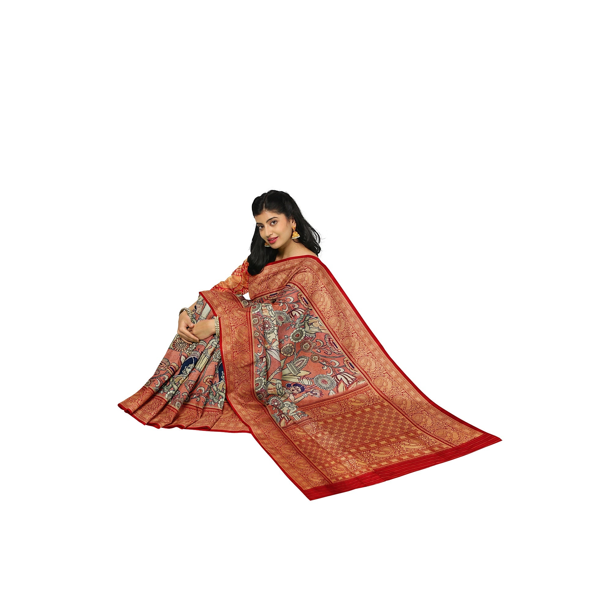 Traditional Fancy Saree – Pochampally Print – Shop Online