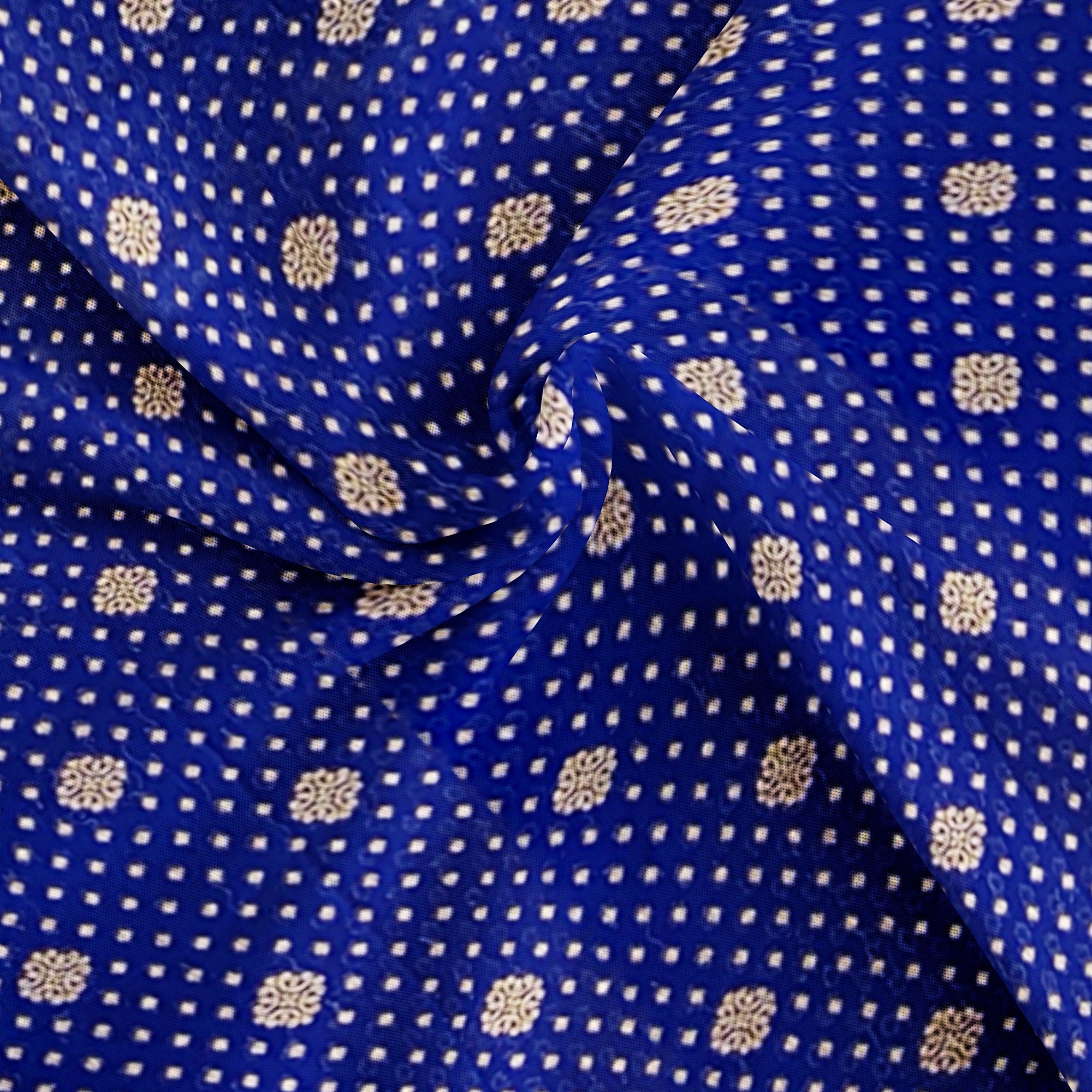 Navy Blue Pure Georgette Silk Saree with Red Zari Accents – Elegant Traditional Saree for Weddings Online - New Sudarshan Silks`