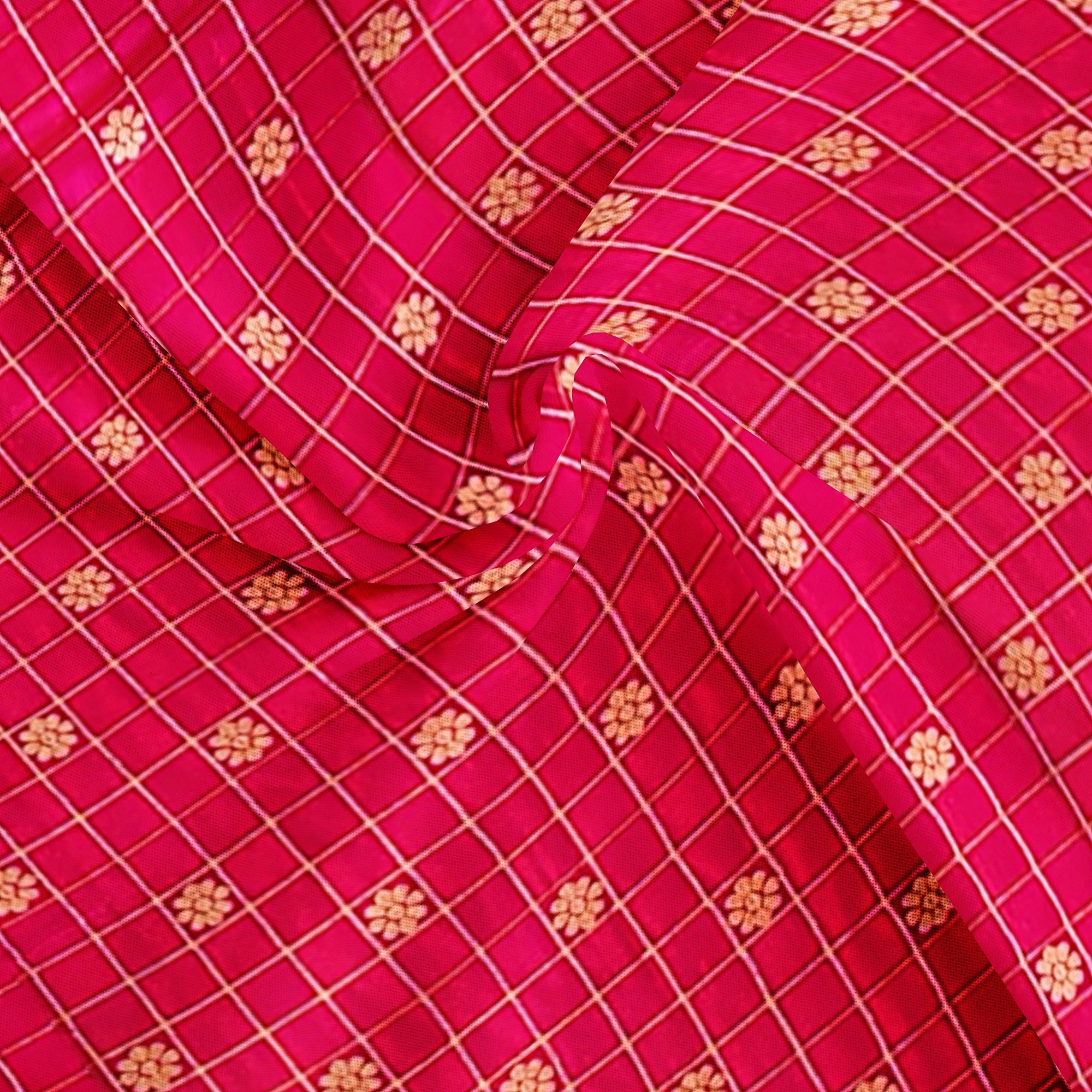 Dark Pink Pure Paithani Silk Saree with Traditional Paithani Border – Regal Handloom Saree Online - New Sudarshan Silks`