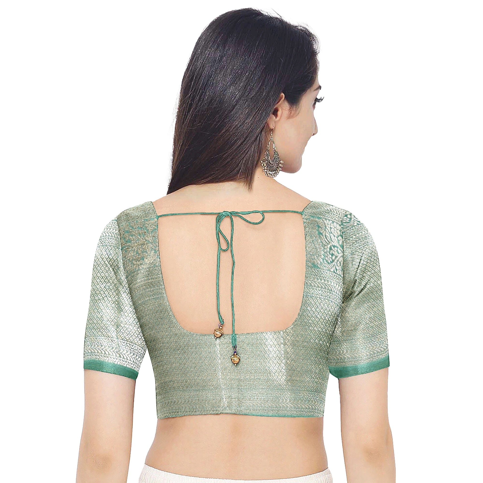 Pista Green Brocade Kanjivaram Silk Saree – Pure Zari Woven Handloom Saree for Weddings Online - New Sudarshan Silks`