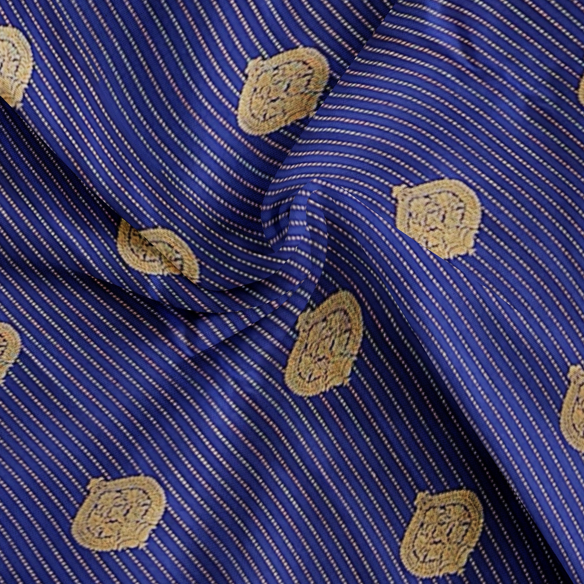 Ink Blue Kanjivaram Silk Saree with Pink Zari Border – Handwoven Bridal Elegance Online - New Sudarshan Silks`