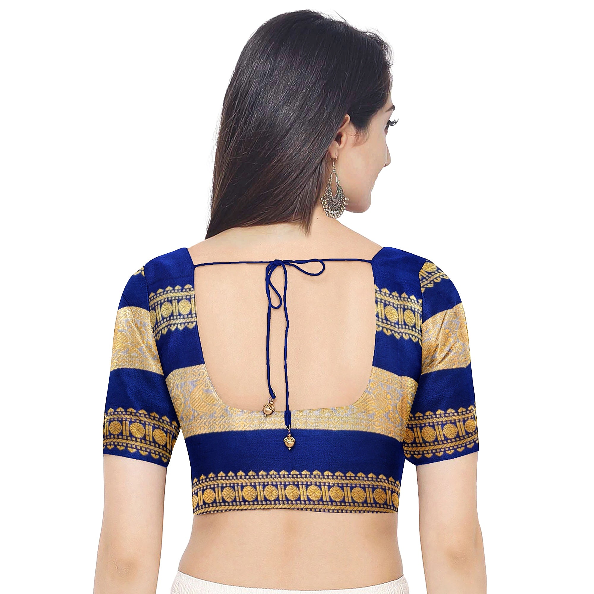 Sky Blue Kanjivaram Silk Saree with Navy Blue Zari Border – Pure Handloom Bridal Saree Online - New Sudarshan Silks`