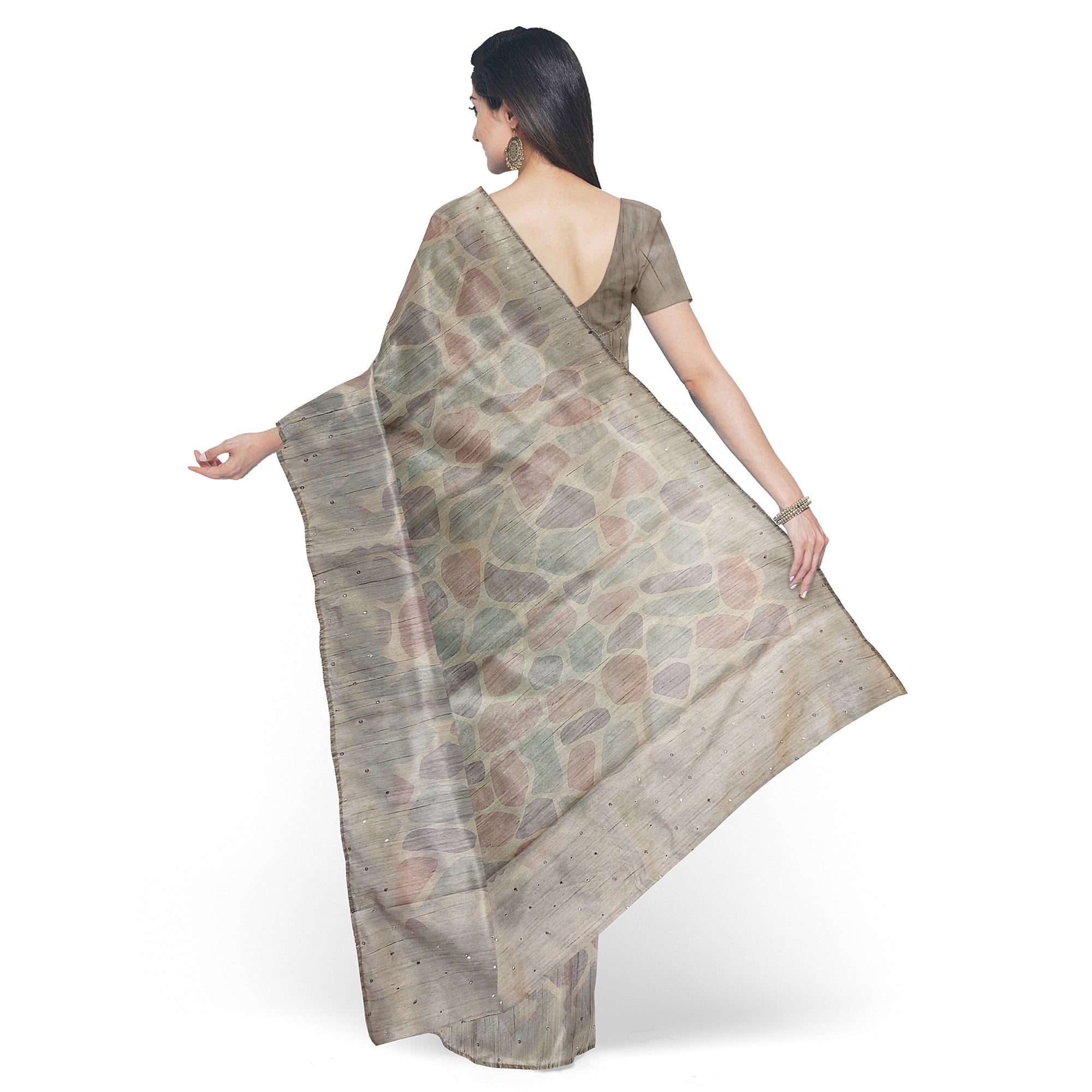Light-Colored Fancy Saree - Subtle Elegance for Every Occasion - New Sudarshan Silks`