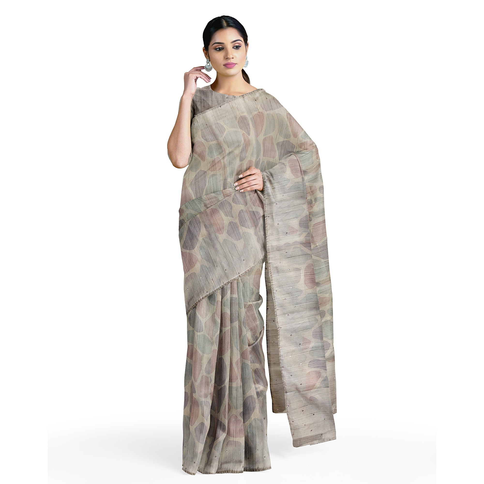 Light-Colored Fancy Saree - Subtle Elegance for Every Occasion - New Sudarshan Silks`