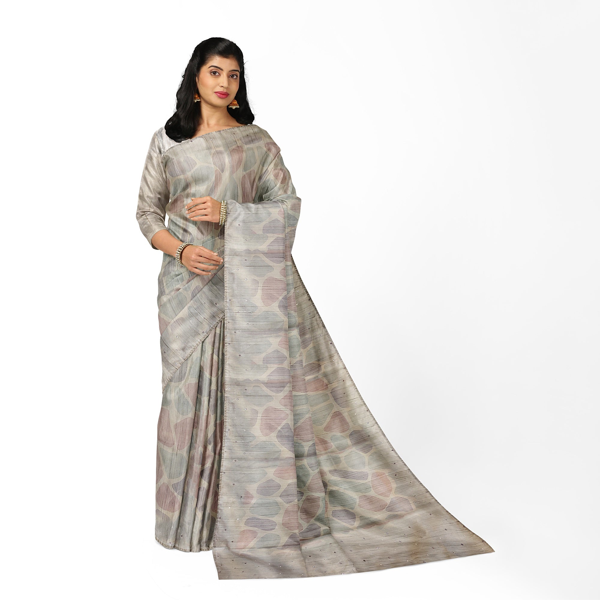 Light-Colored Fancy Saree - Subtle Elegance for Every Occasion - New Sudarshan Silks`