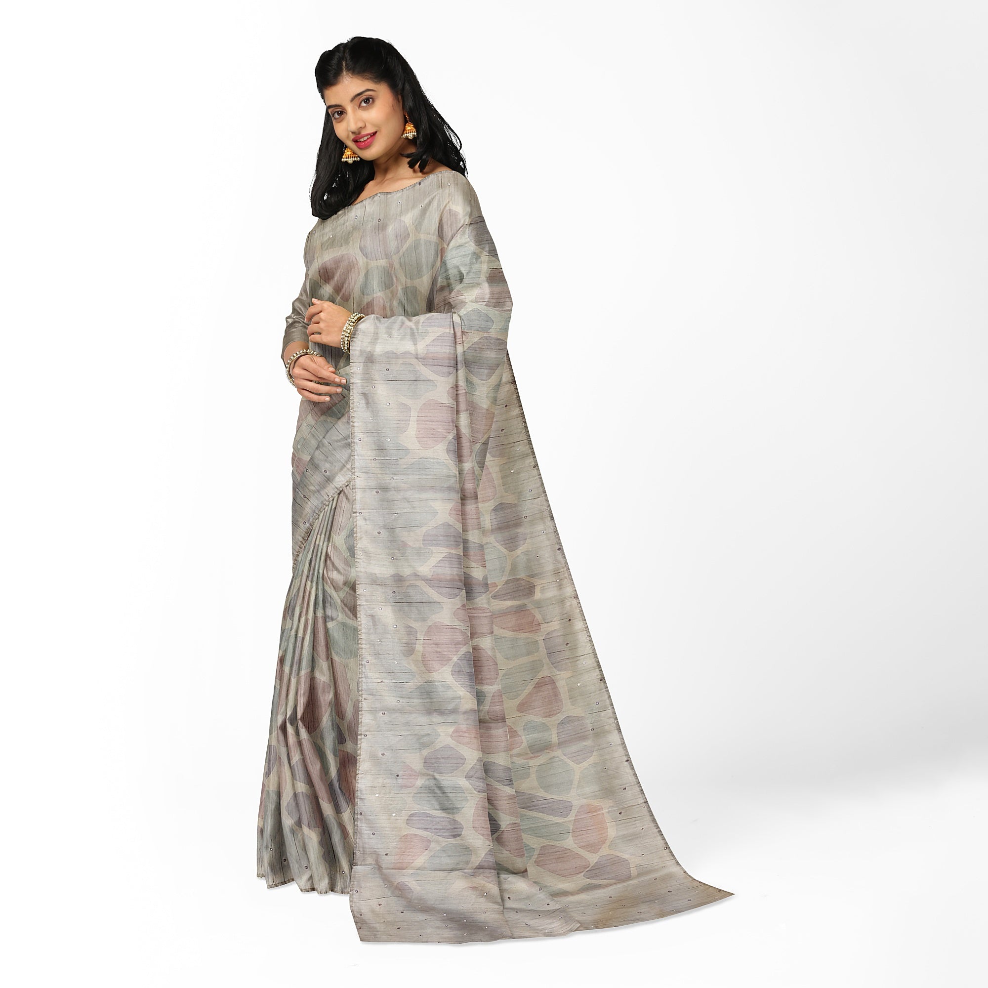 Light-Colored Fancy Saree - Subtle Elegance for Every Occasion - New Sudarshan Silks`