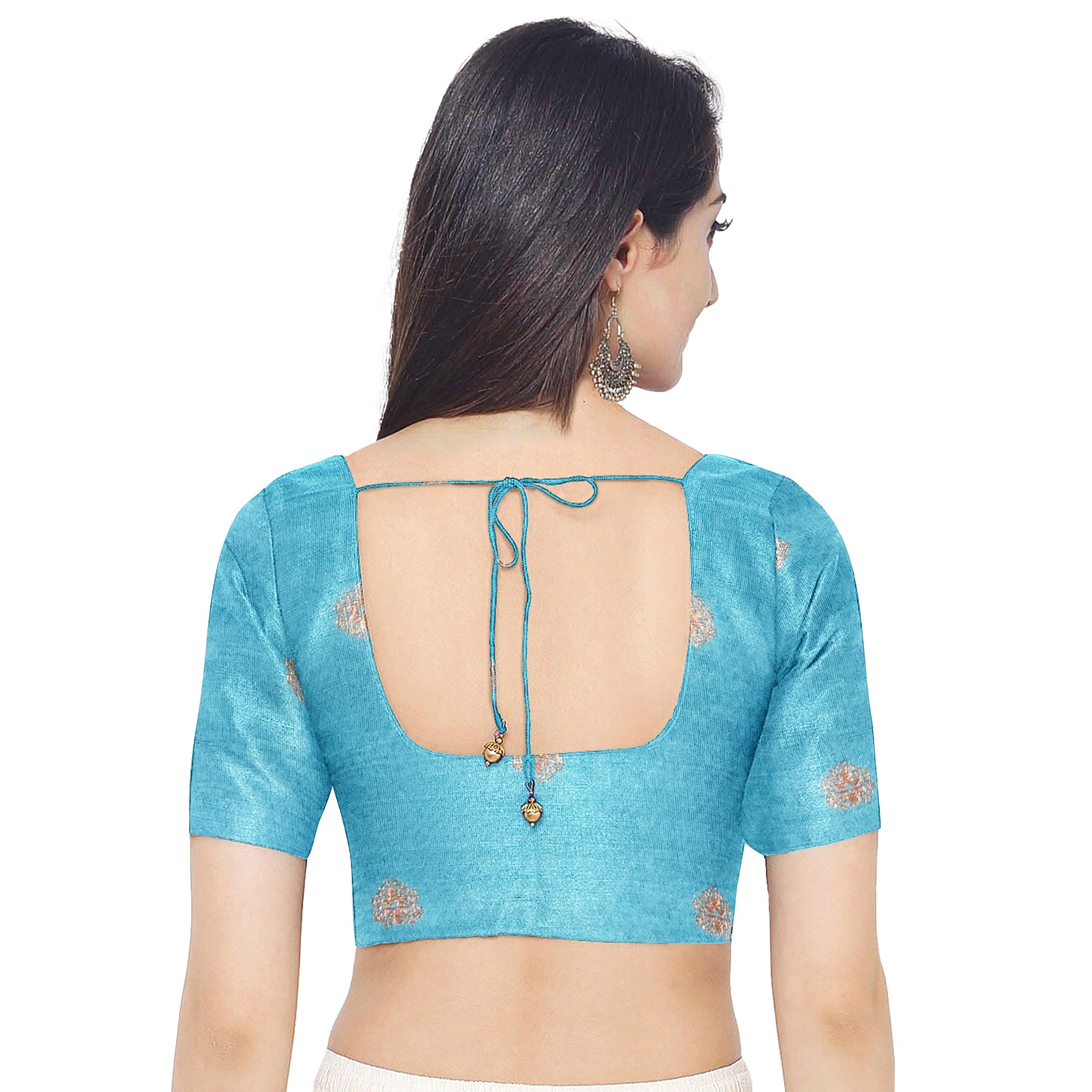 Purple Semi Mysore Silk Saree with Sky Blue Blouse - Elegant New Arrival - New Sudarshan Silks`