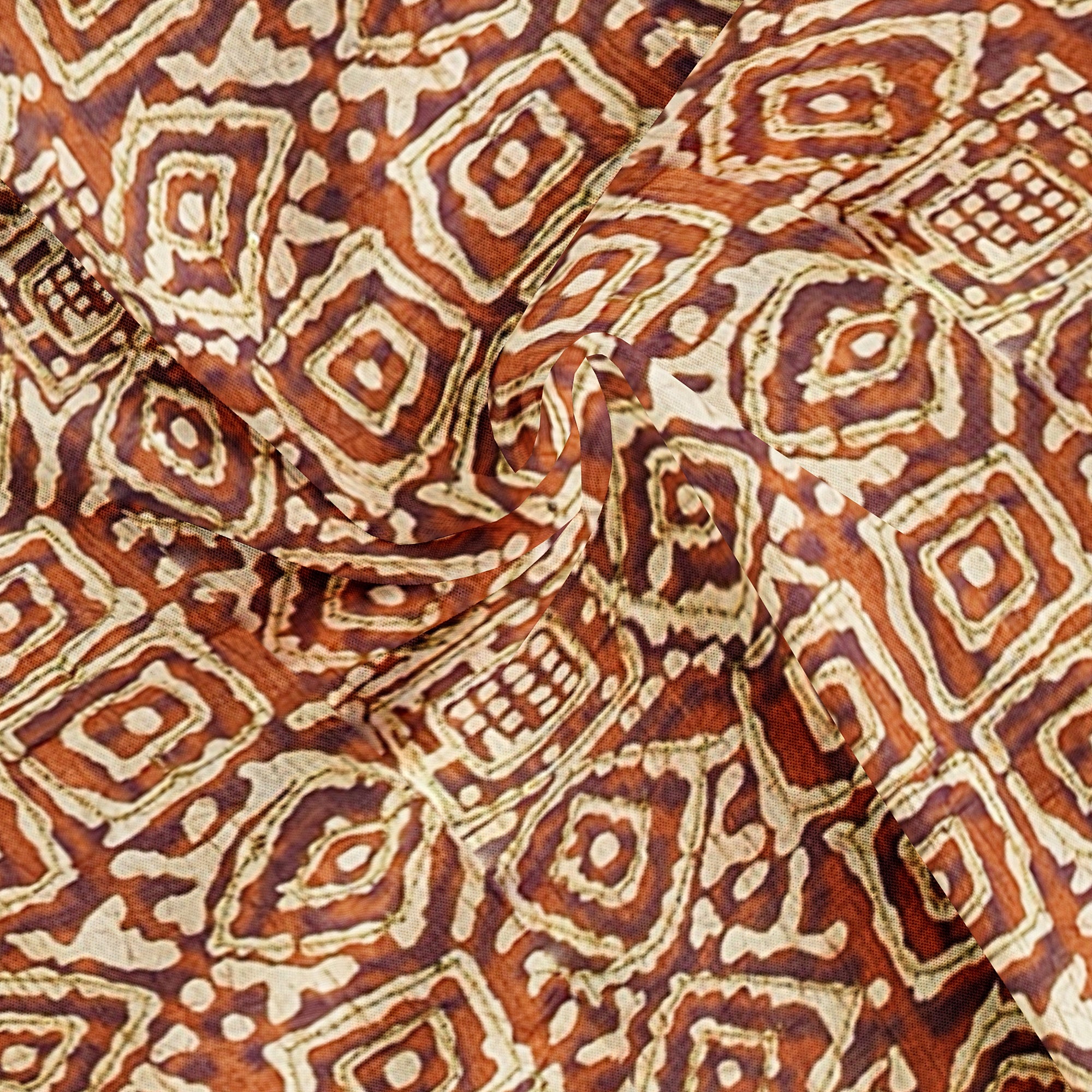 Raw Silk Printed Saree – Gold Thread Work – Shop Online