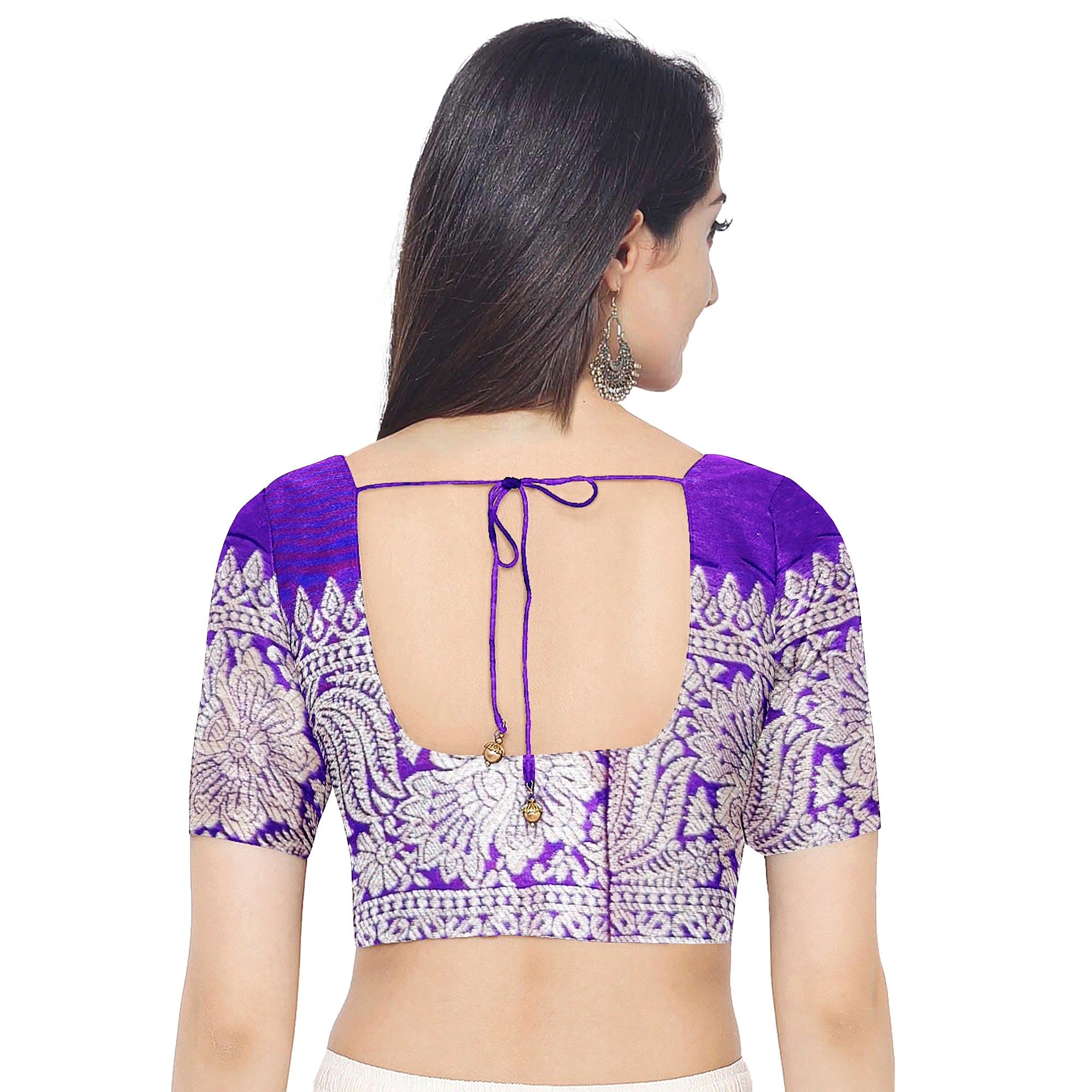 Purple Raw Silk Saree – Luxurious Traditional Saree for Weddings and Festivities