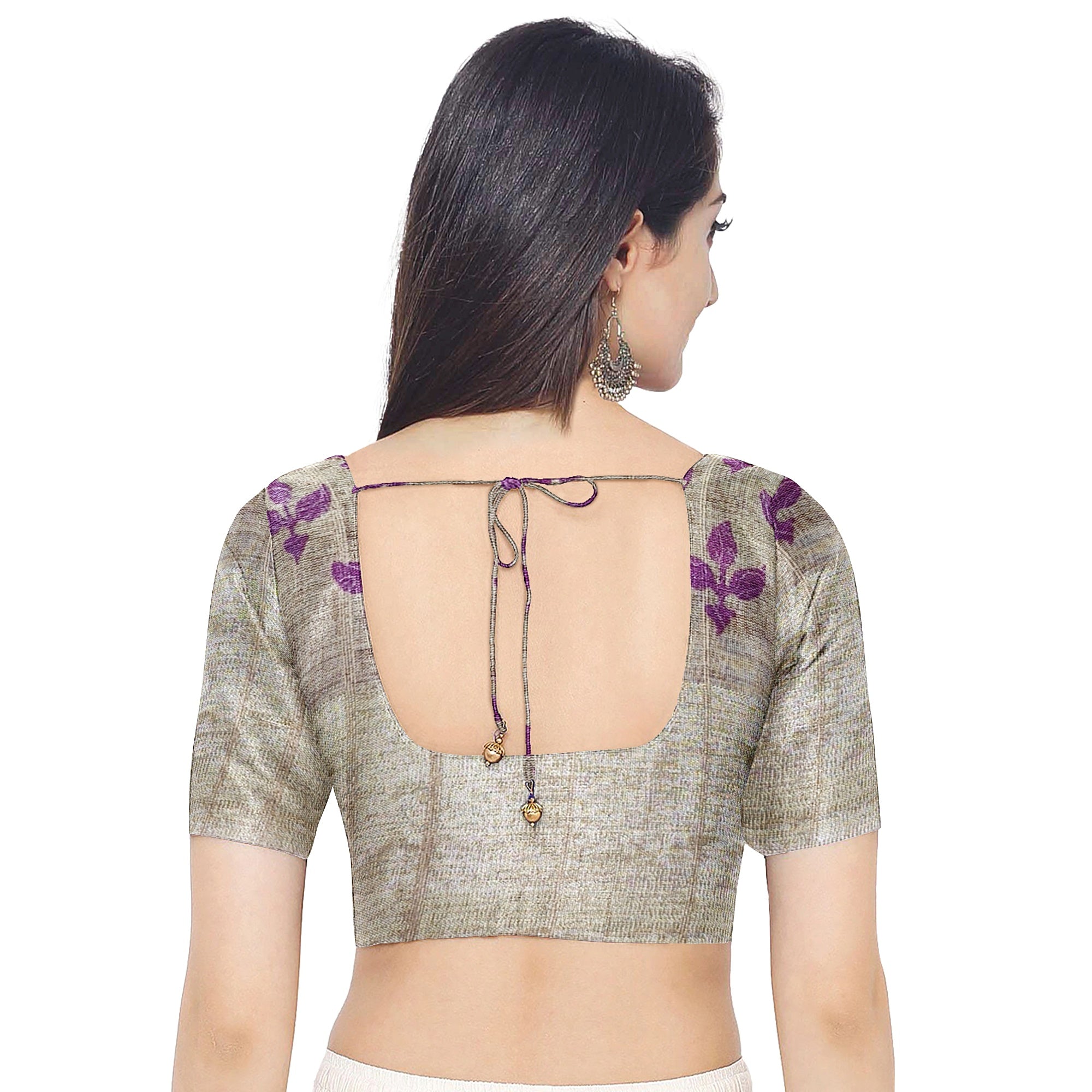 Light Purple Raw Silk Saree – Shop Online