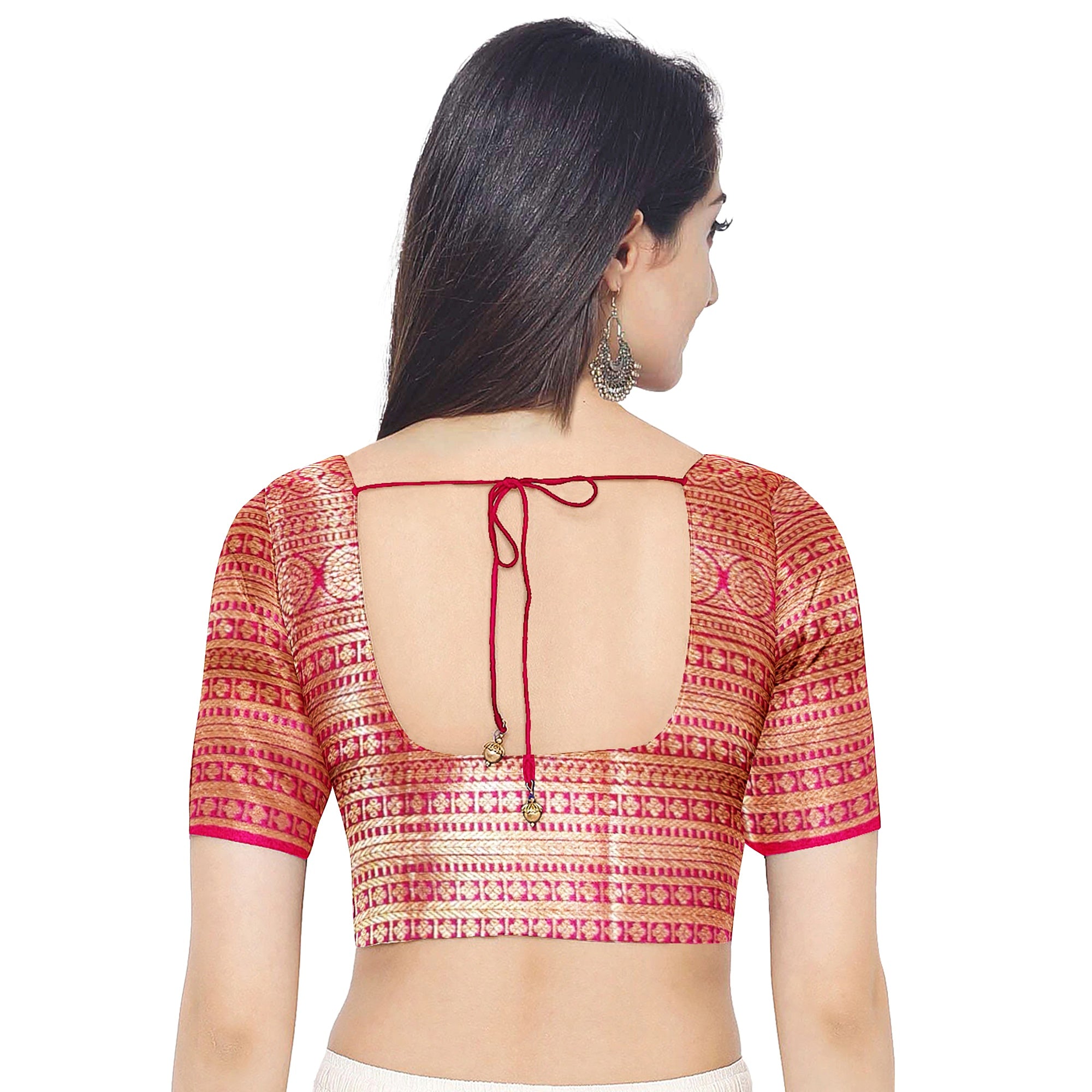 Wine Saree with Red Border – Traditional Elegance for Every Occasion - New Sudarshan Silks`
