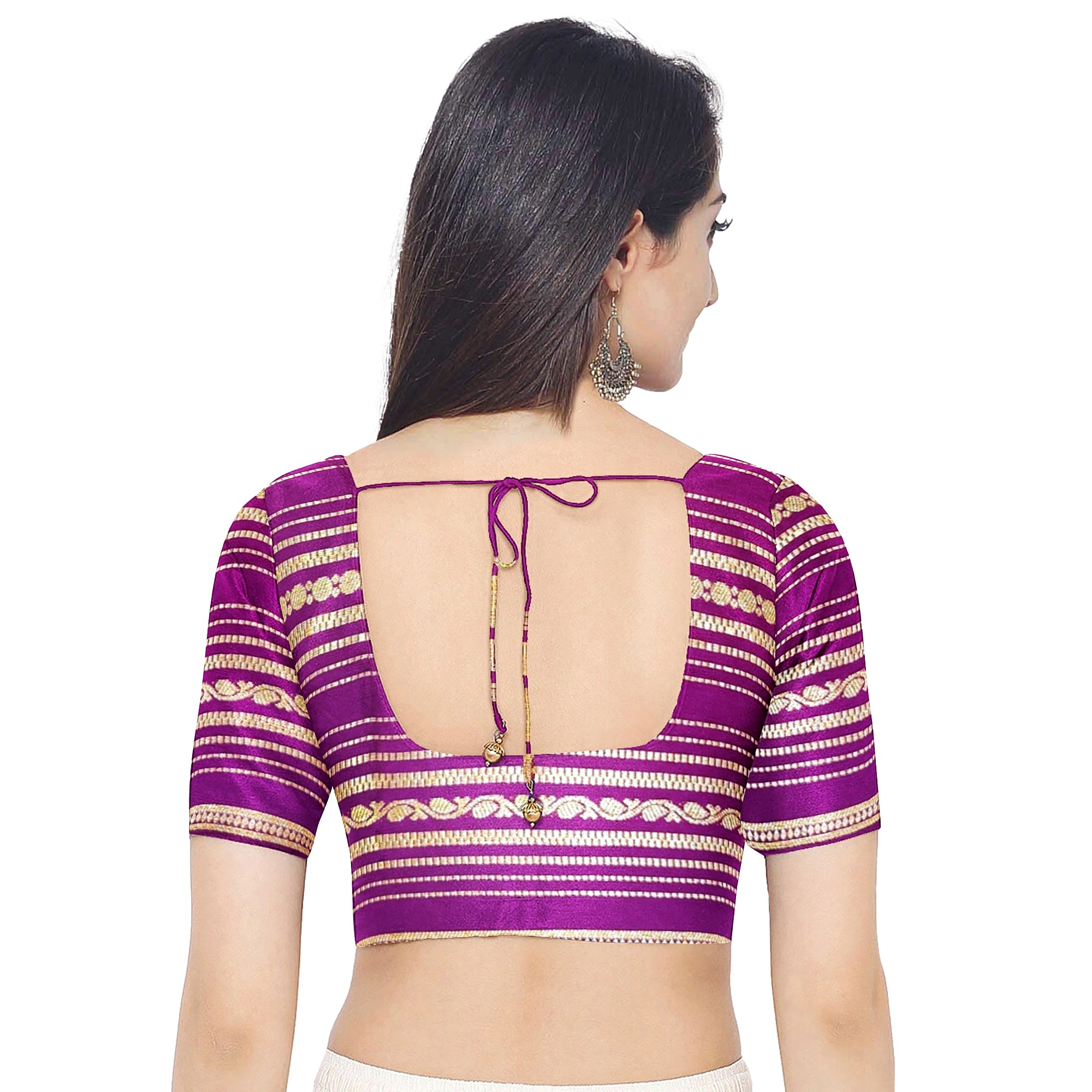 Maroon Semi Mysore Silk Saree – Dye Print Pattern – Shop Online