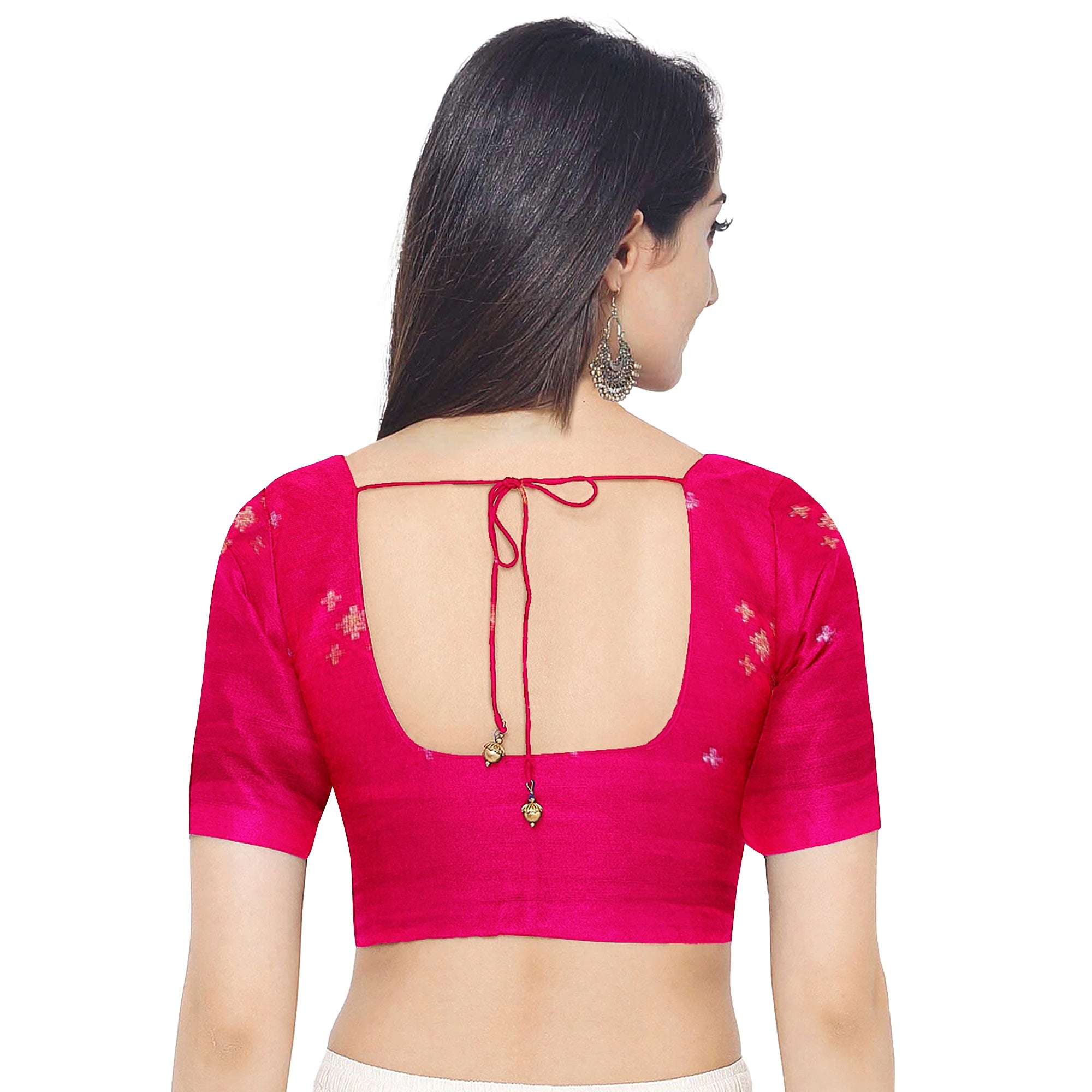 Purple Printed Saree – Flamingo Border Work – Shop Online