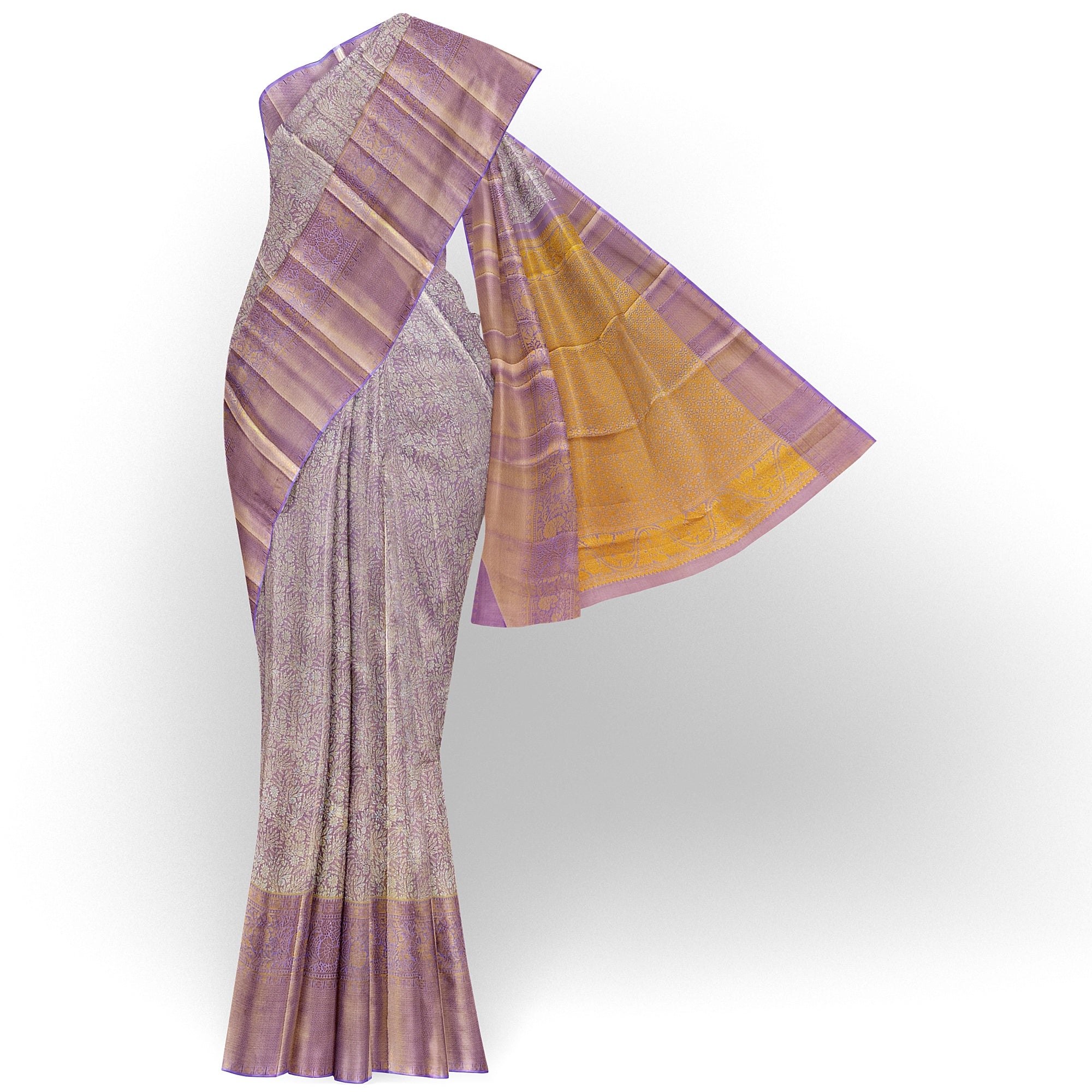 Lavender Dream: The Perfect Wedding Saree in Elegant Shade