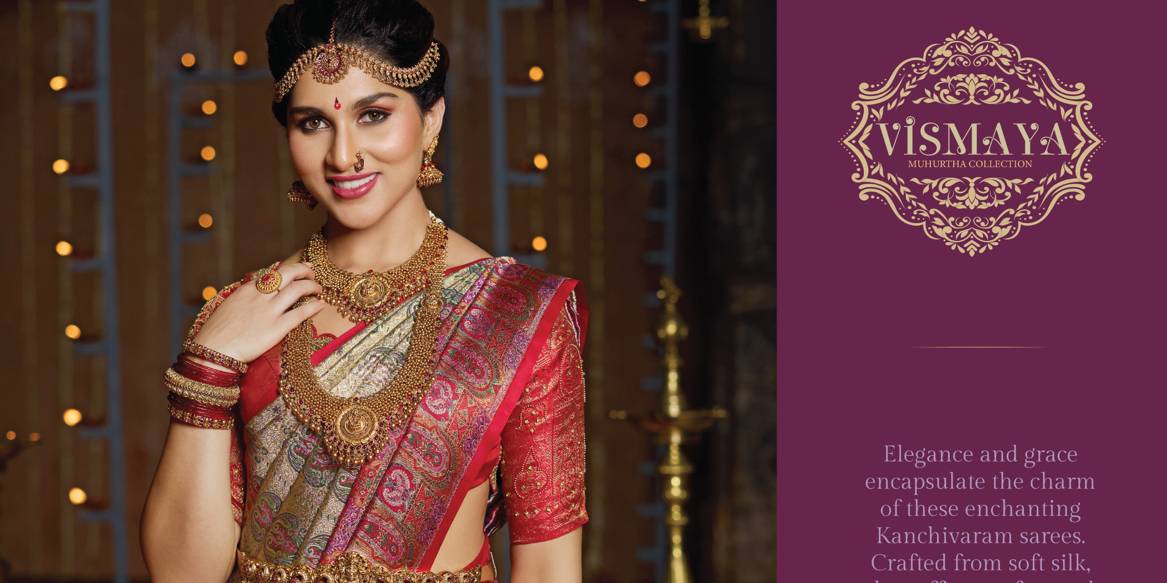 The Perfect Blend of Tradition and Modernity - Tissue Sarees - New Sudarshan Silks`