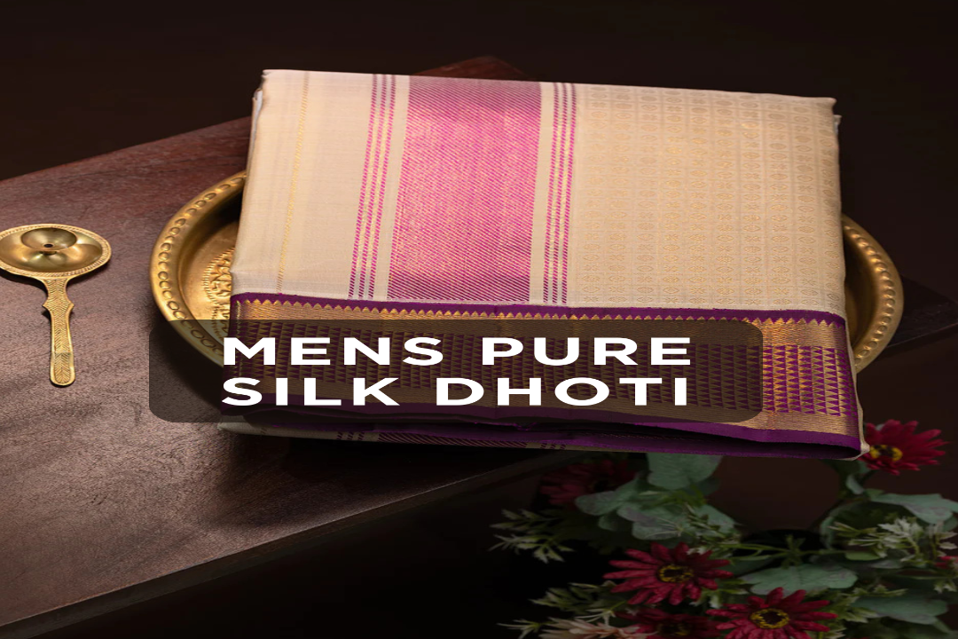 Pure Silk Dhoti