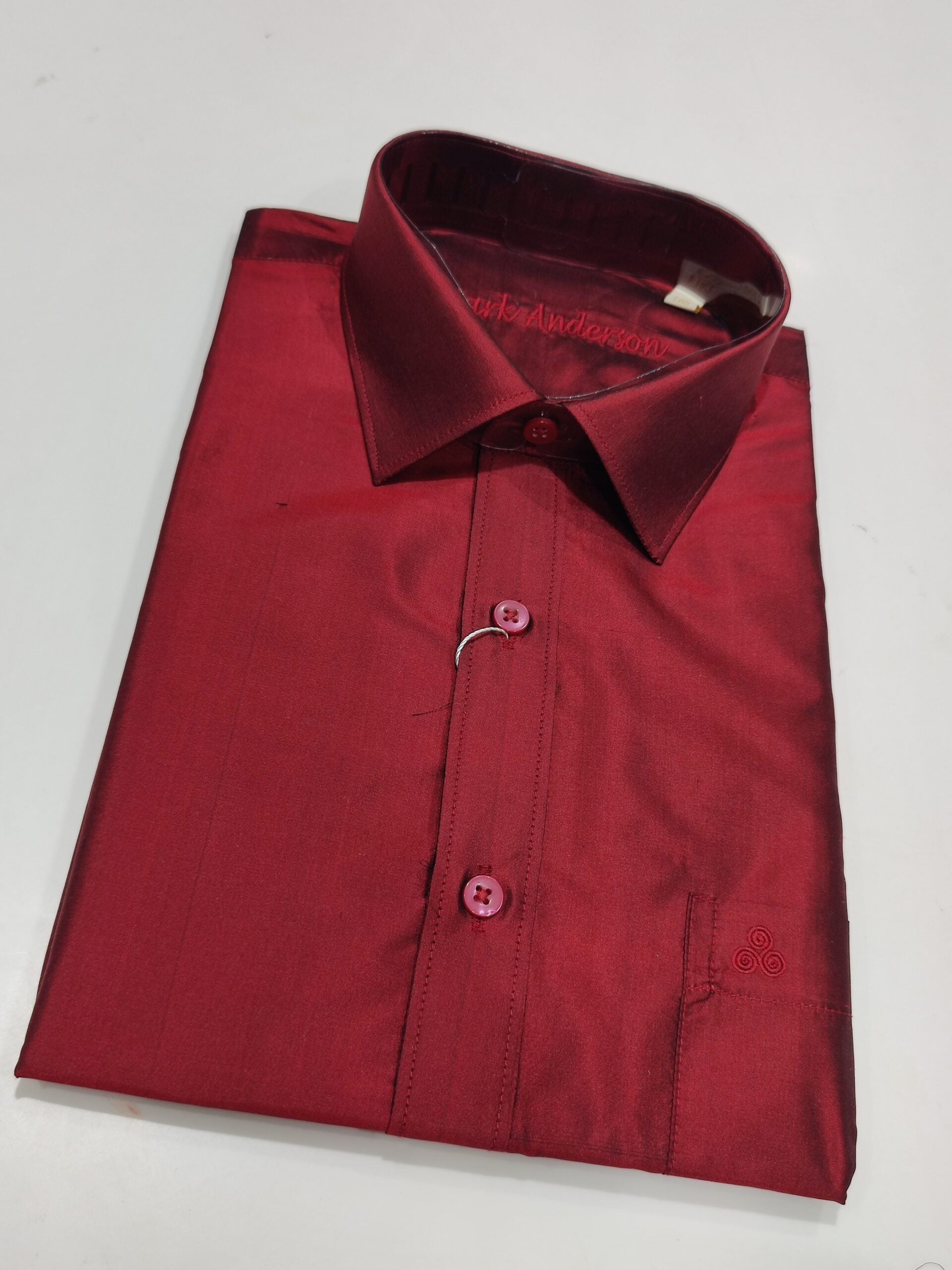 Premium Red Pure Silk Shirt: Elevate Your Style!