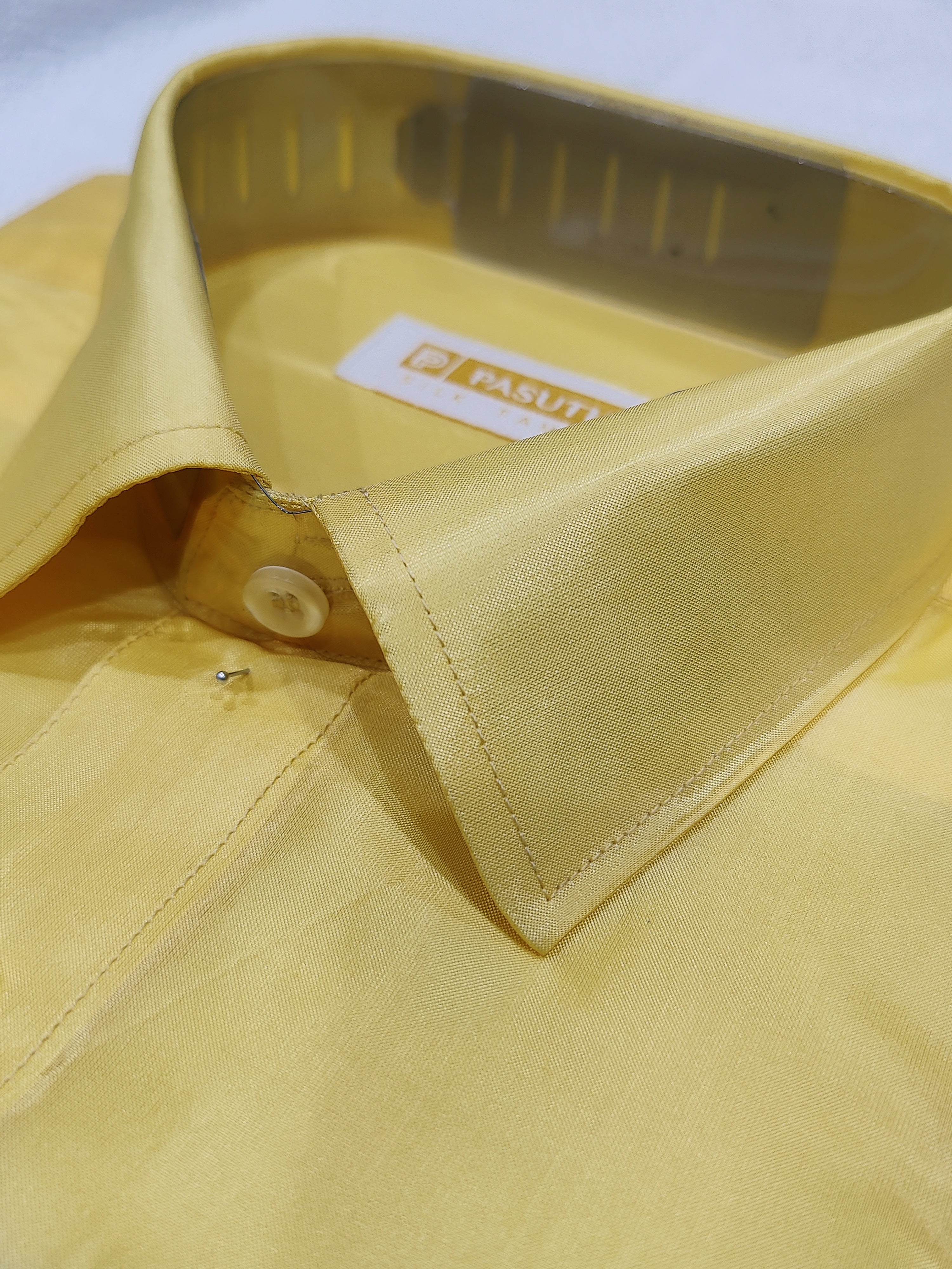Yellowish Gold  Dhoti Set with Dhoti, Shirt, Belt & Perfume – Wedding Collection