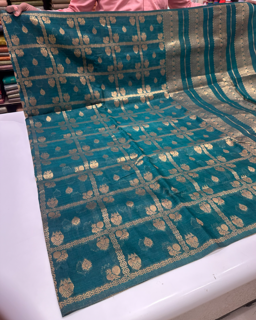 Premium Green Raw Silk Saree for Daily & Traditional Wear