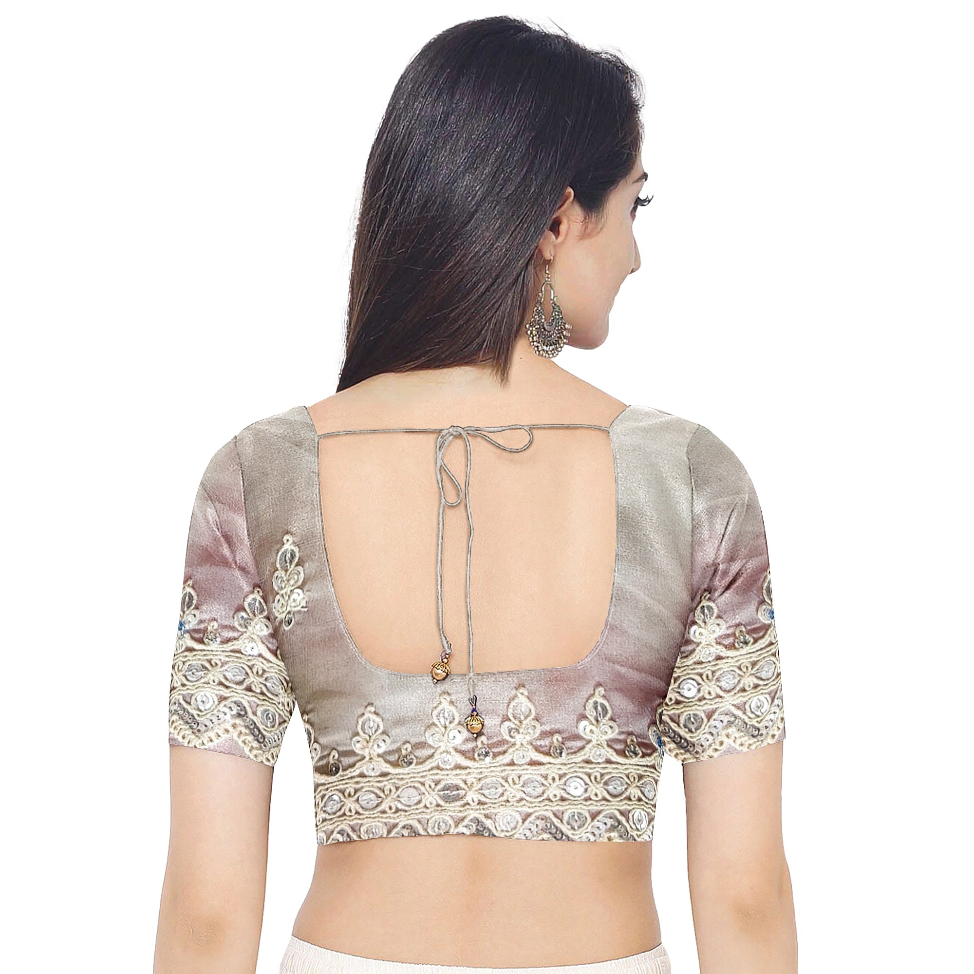 Floral Fancy Saree with Embroidery Work Border – Elegant Fancy Saree Online