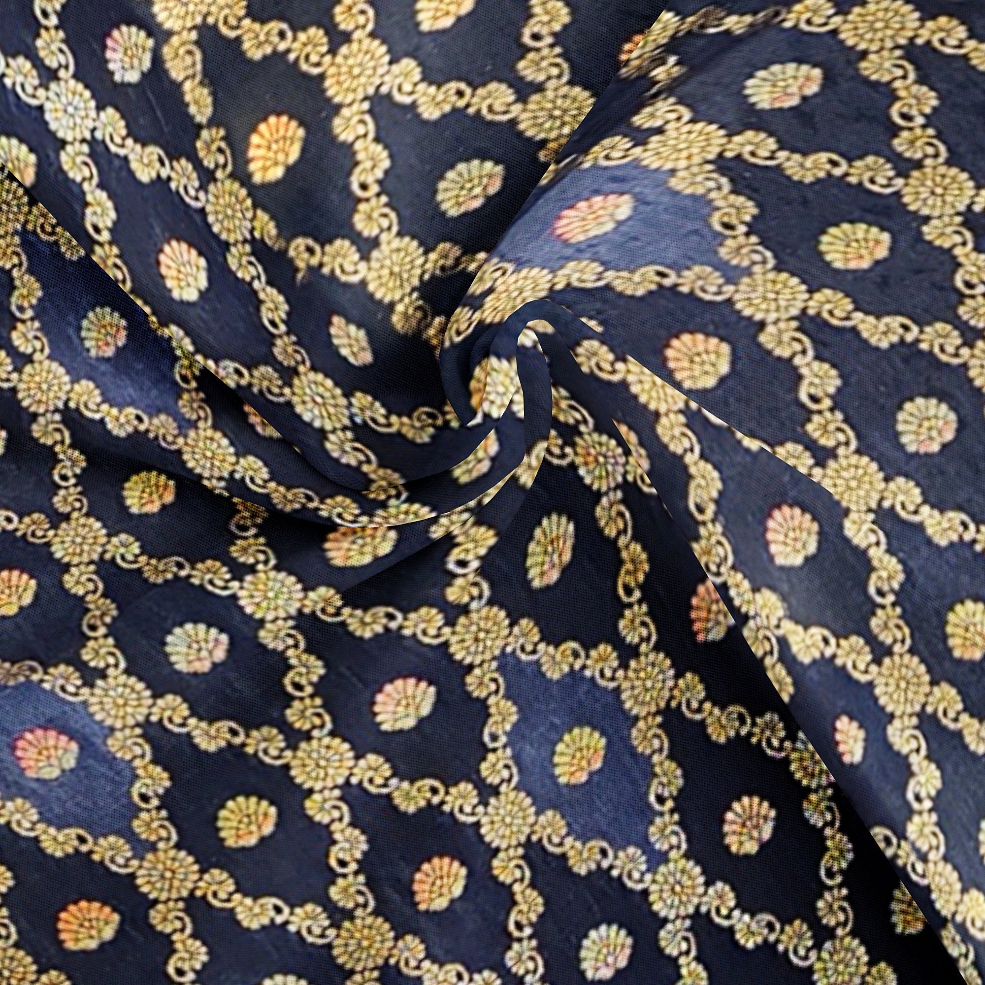 Black Fancy Saree with Mughal Work – Elegant Fancy Saree Online