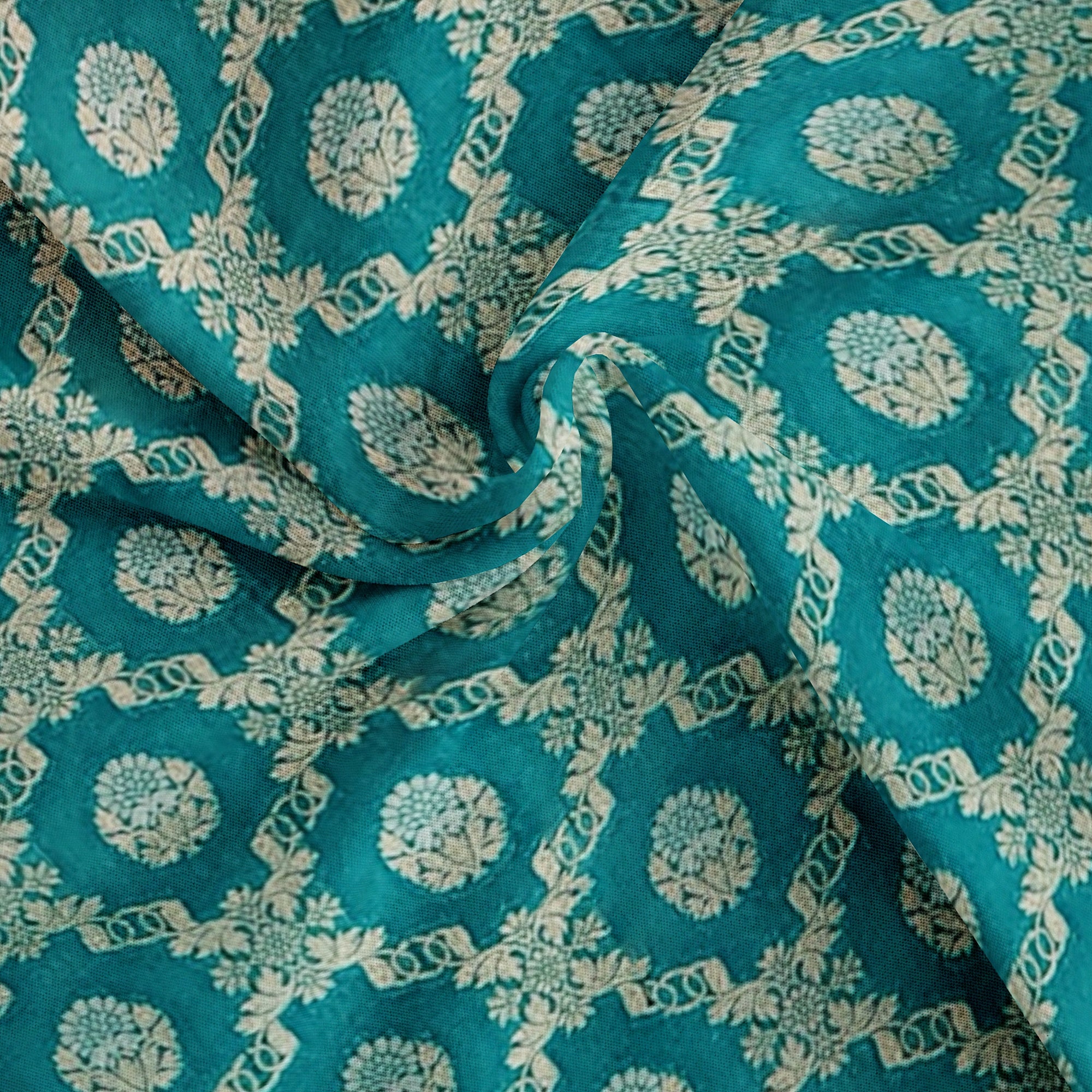 Rama Green Semi Georgette Silk Saree with Zari Border – Elegant Lightweight Saree for Festive Wear Online - New Sudarshan Silks`