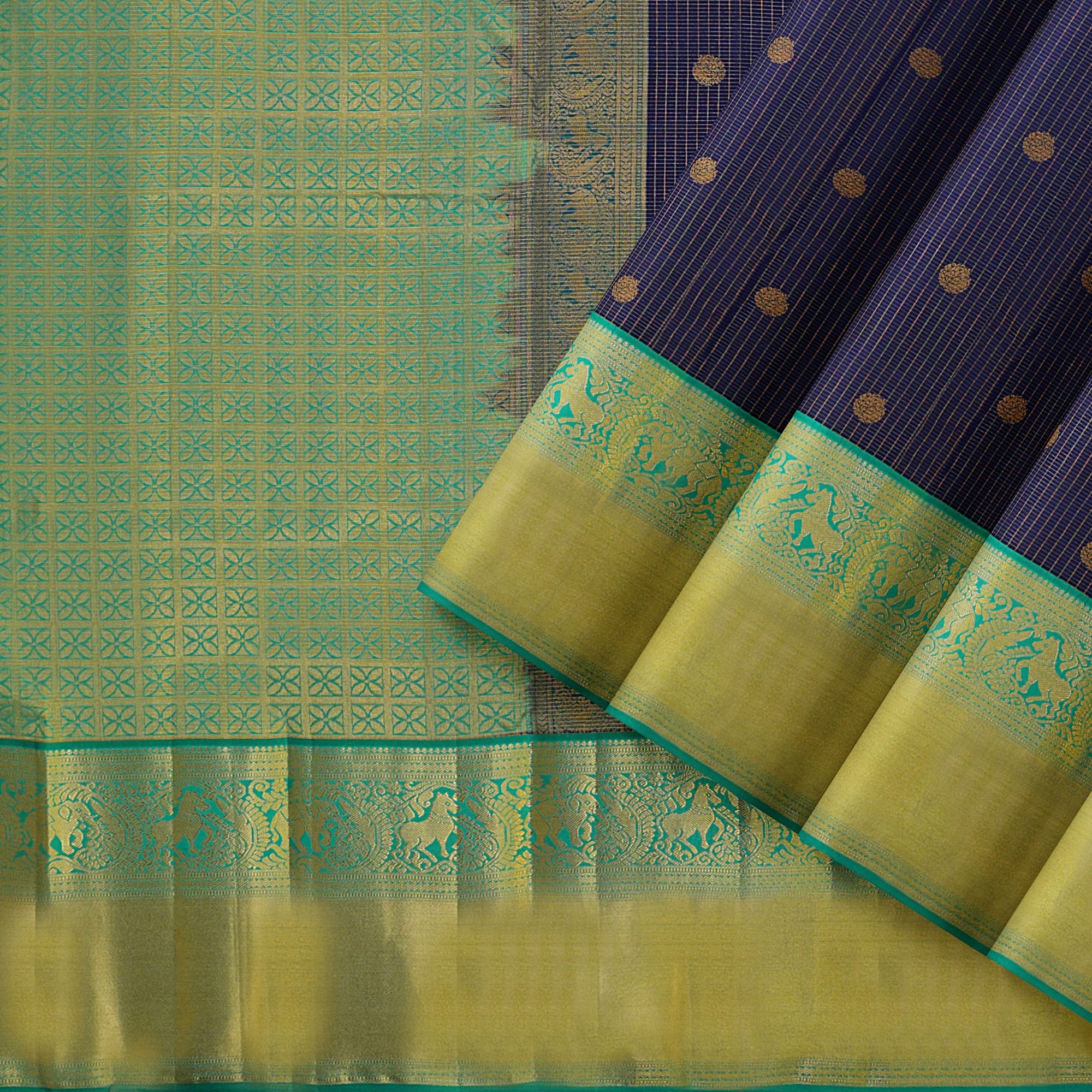 Kanji Gold on Navy Kanji Gold on Navy