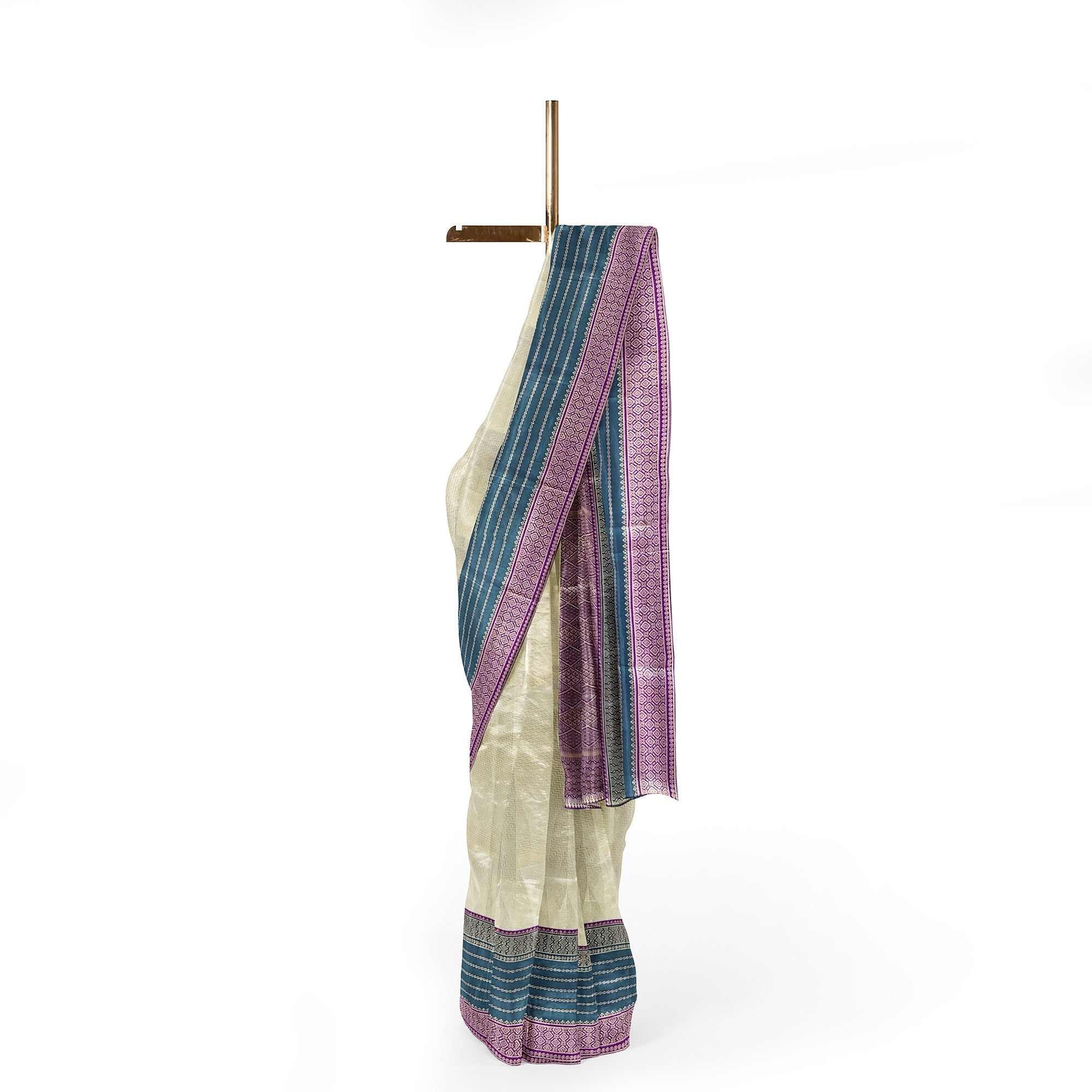 Semi Banaras Fancy Saree - Elegant Blend of Tradition and Style - New Sudarshan Silks`
