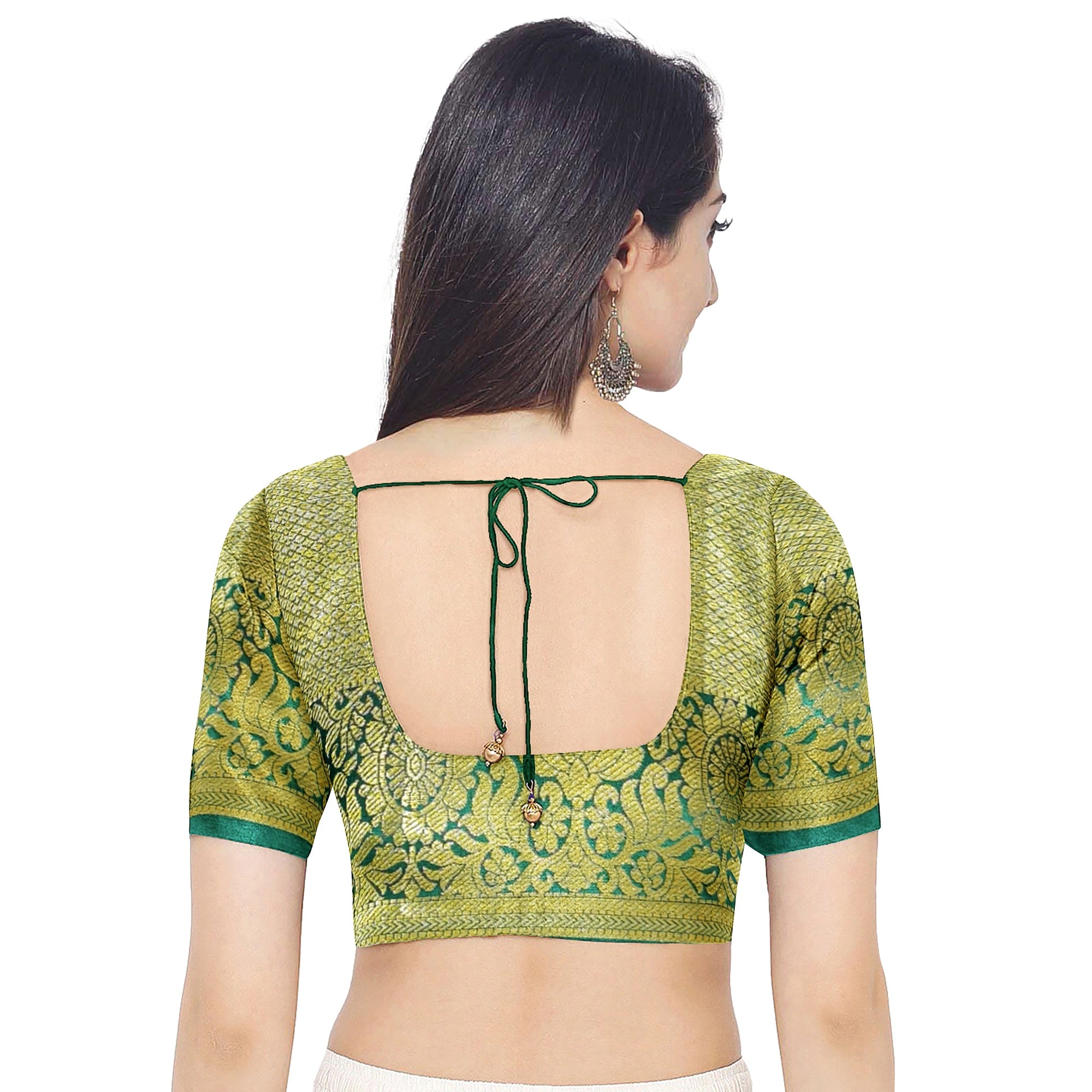 Wine Saree with Green Contrast Border – A Regal Statement of Elegance - New Sudarshan Silks`
