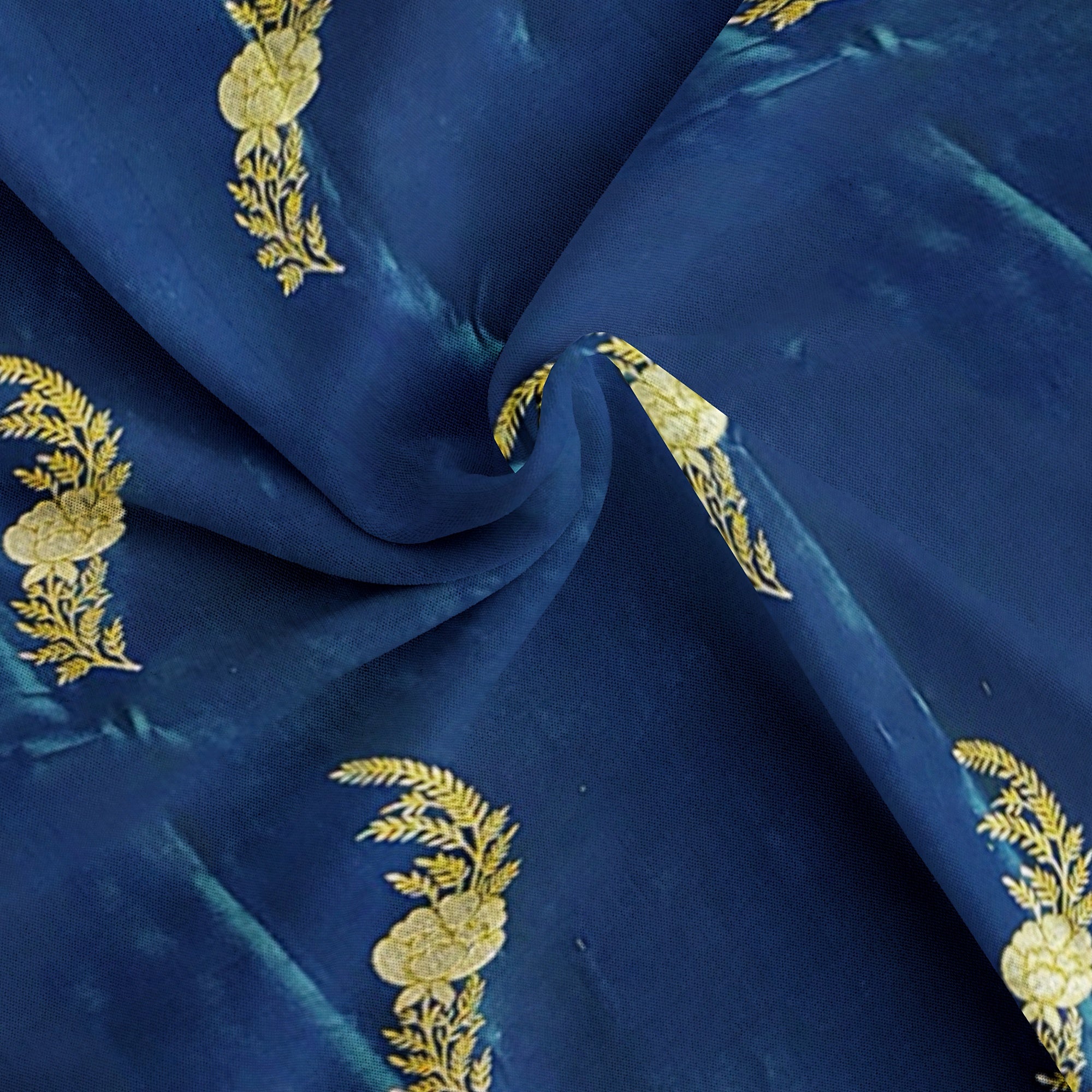Peacock Blue Saree with Red Border – Traditional Elegance in a Grand Silken Drape - New Sudarshan Silks`
