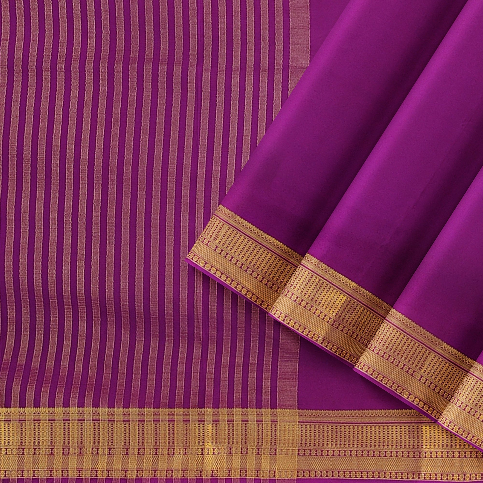 Maroon Semi Mysore Silk Saree – Shop Online