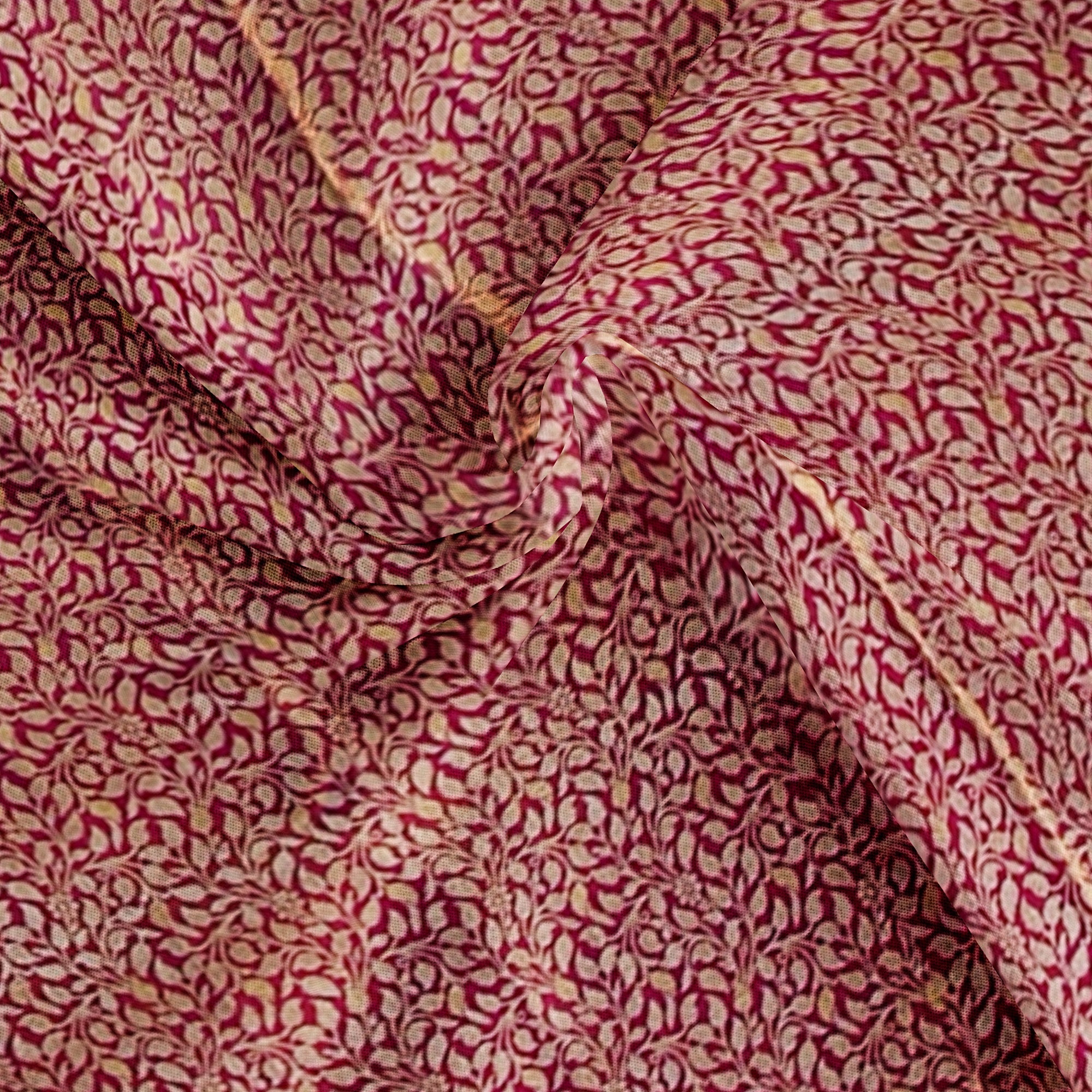 Pink and Magenta Traditional Tissue Saree with Floral Work – Timeless Elegance